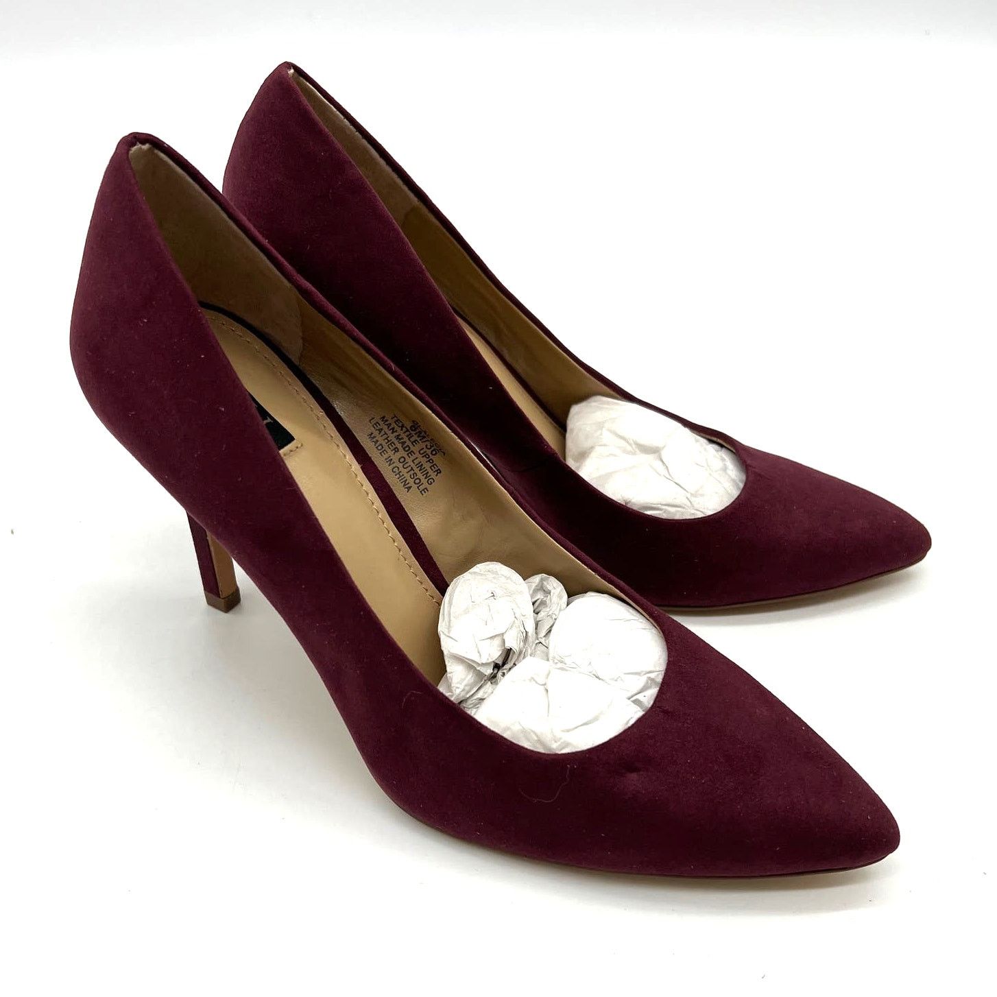 Other G.I.L.I. Women Heel Size 6 M Pointed Toe Pumps Jill Burgundy Size US 6 / IT 36 - 1 Thumbnail