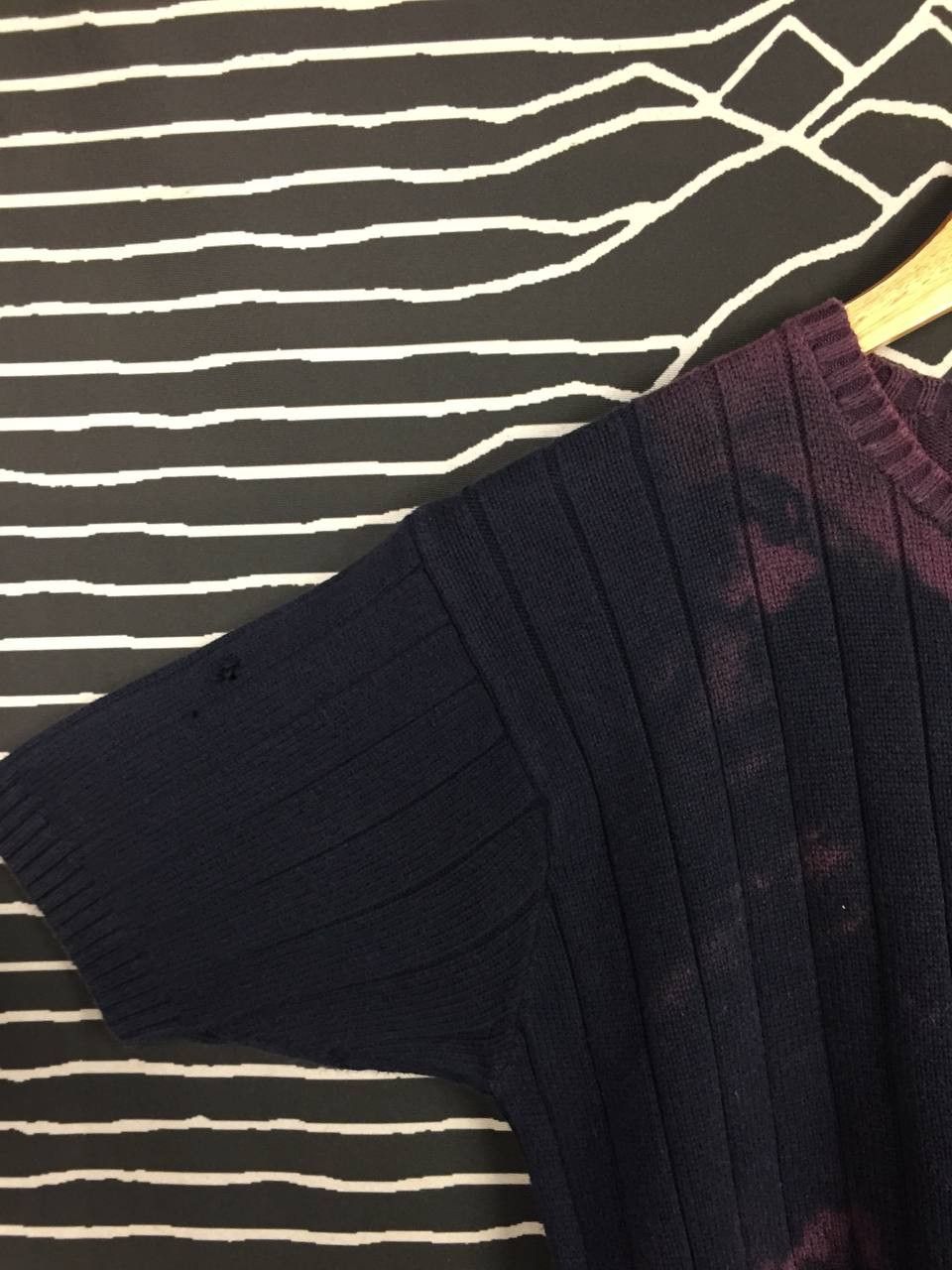 Ralph Lauren Vtg Distressed Ralph Lauren Cropped Fit Knit Sweater Size US M / EU 48-50 / 2 - 4 Thumbnail