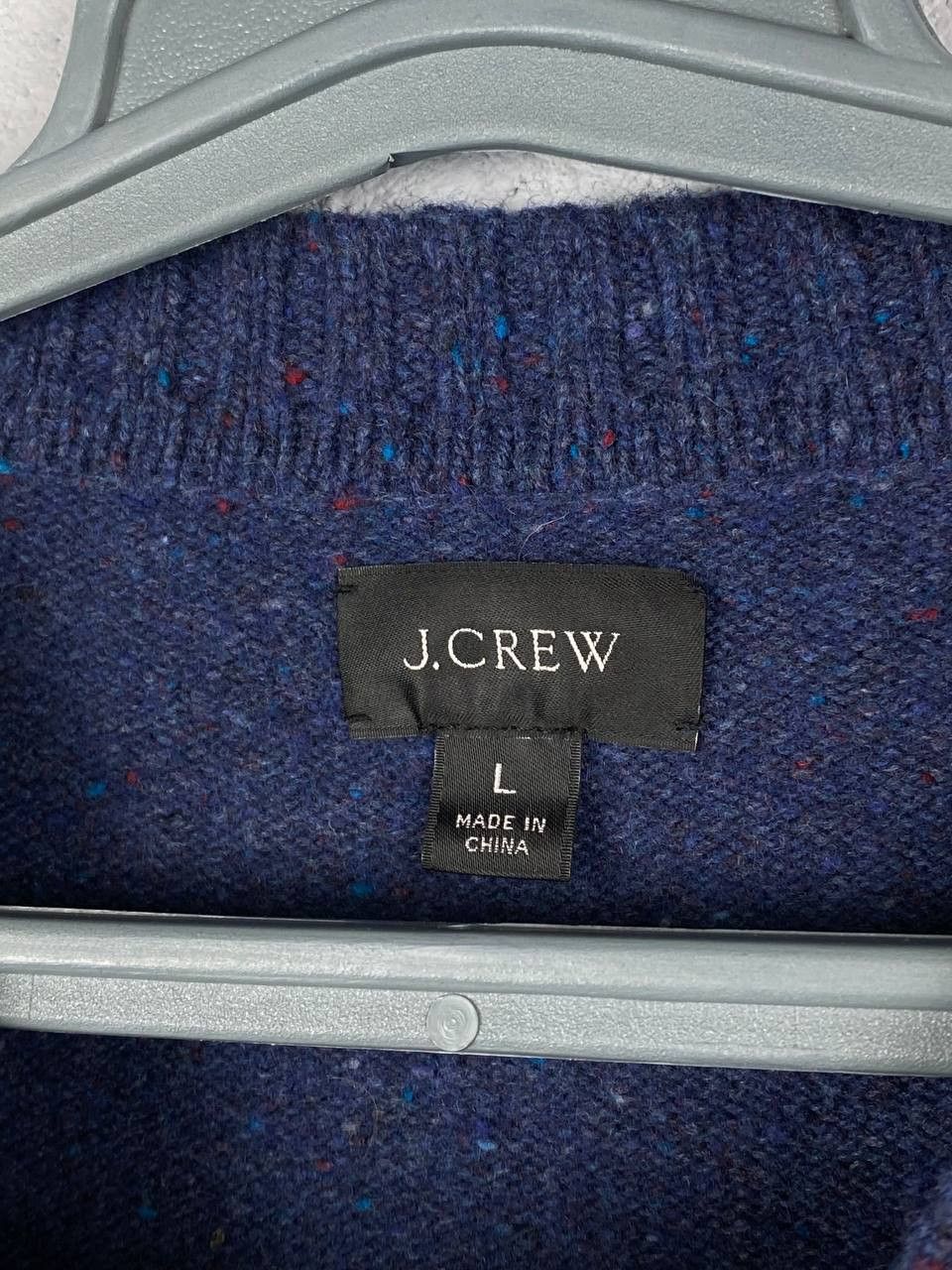 J.Crew × Vintage Vintage J Crew Multicolour Knit Sweater Size US L / EU 52-54 / 3 - 4 Thumbnail