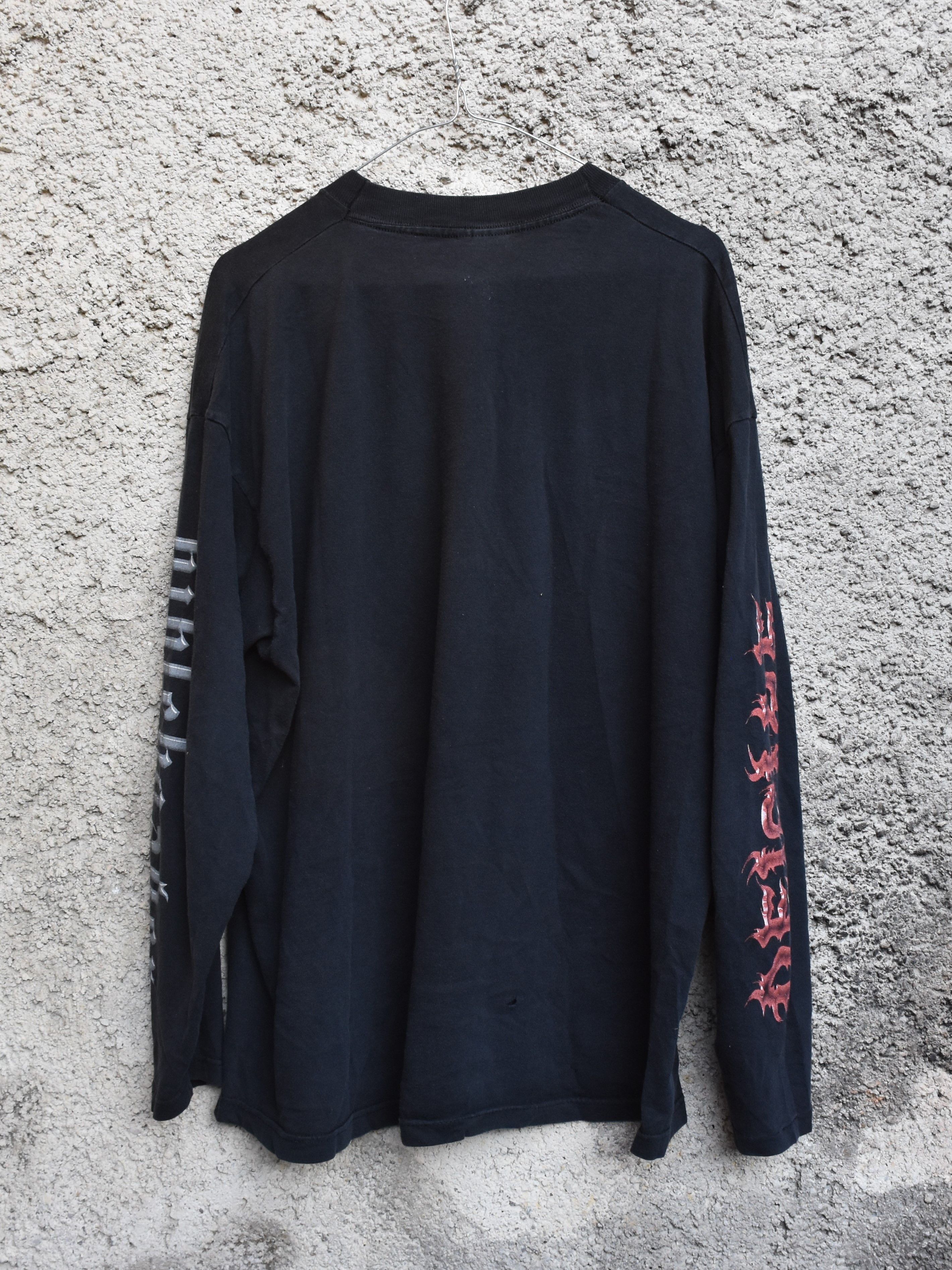 Band Tees Vintage Deceide Blue Grape 2000 longsleeve cross biblebasher Size US XL / EU 56 / 4 - 2 Thumbnail