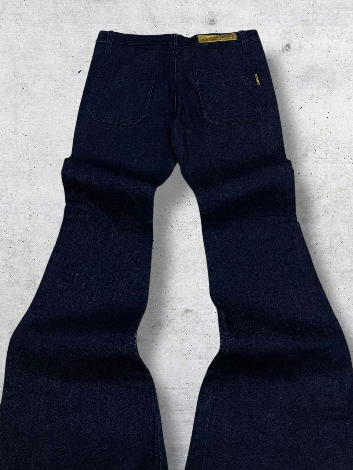 Tornado Mart VINTAGE EGOITS CRAFTE JAPAN DESIGNER 90S FLARED BUTTON DENIM Size US 28 / EU 44 - 13 Thumbnail