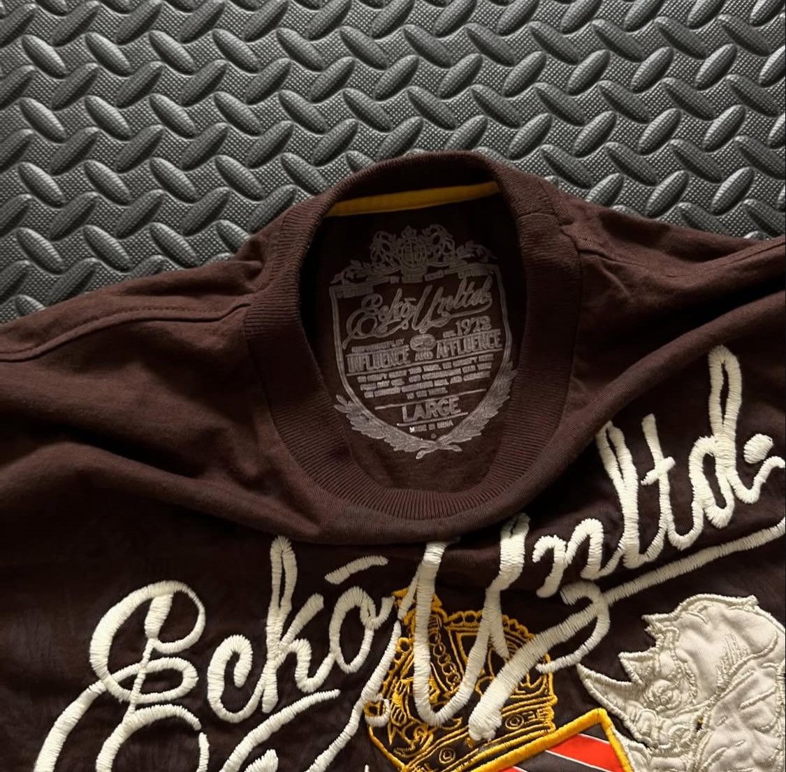 Ecko Unltd. T SHIRT ECKO UNLTD BROWN Size US L / EU 52-54 / 3 - 6 Thumbnail