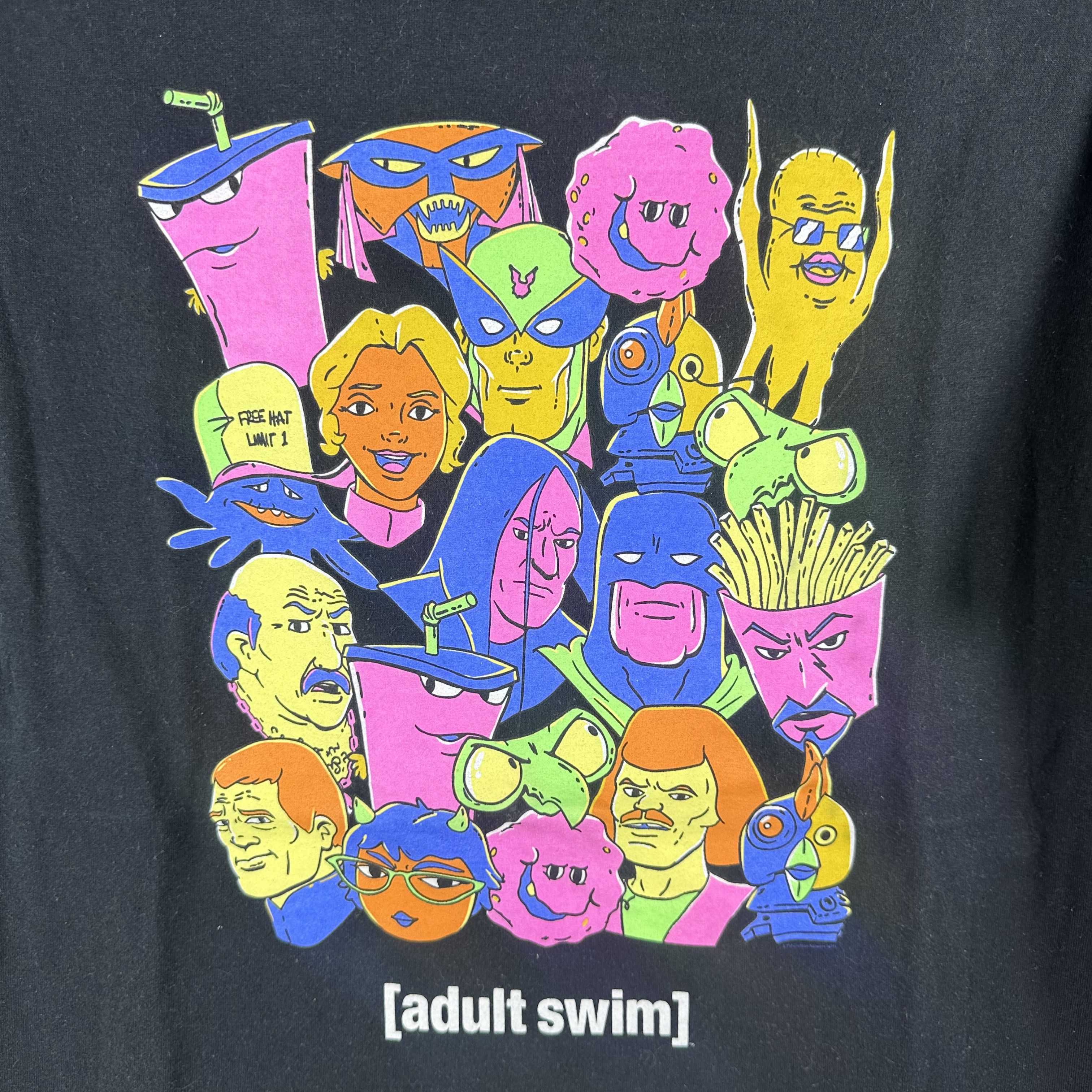 Vintage 2000s Adult Swim Carls Jr Hardees Aqua Teen Space Ghost Tee Size US L / EU 52-54 / 3 - 2 Thumbnail