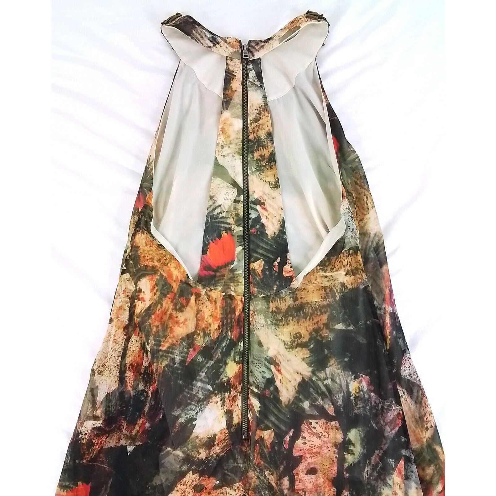 Alice + Olivia Alice + Olivia Dress Women's S Shona Jungle Print Maxi Dress Size S / US 4 / IT 40 - 6 Thumbnail