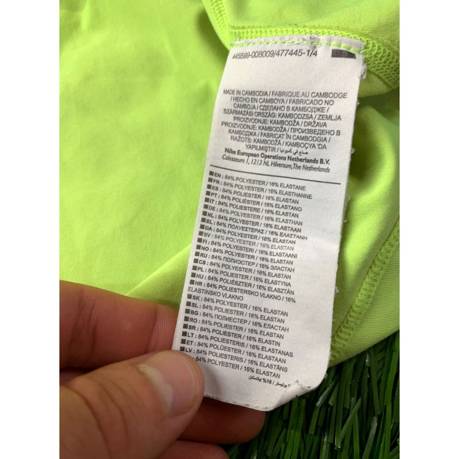 Nike NIKE PRO DRI-FIT 2014 WOMEN COMPRESSION SHIRT JERSEY T-SHIRT TEE ORIGINAL SIZE M Mint Woman Jersey T-Shirt Nike Womens M XS? Size M / US 6-8 / IT 42-44 - 6 Thumbnail