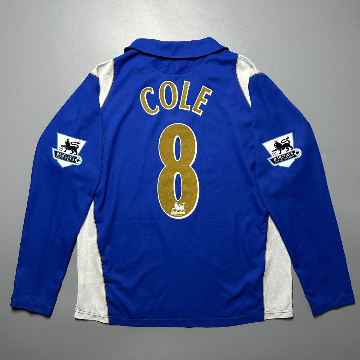 Vintage PORTSMOUTH JAKO 2006/2007 FOOTBALL HOME JERSEY #8 COLE Size US L / EU 52-54 / 3 - 1 Thumbnail