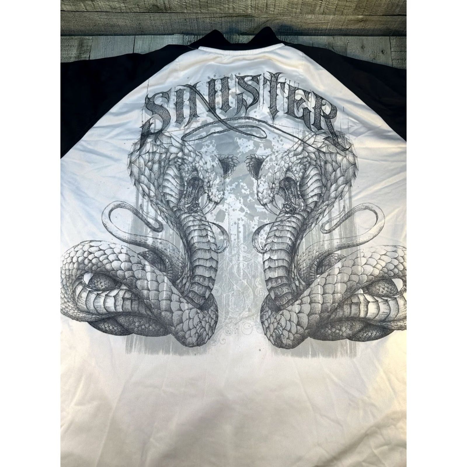 J Brand Y2K Sinister Brand Full Zip Track Jacket XXL Men Black Snake Back Graphic 2XL Windbreaker Vintage Size US XXL / EU 58 / 5 - 2 Thumbnail