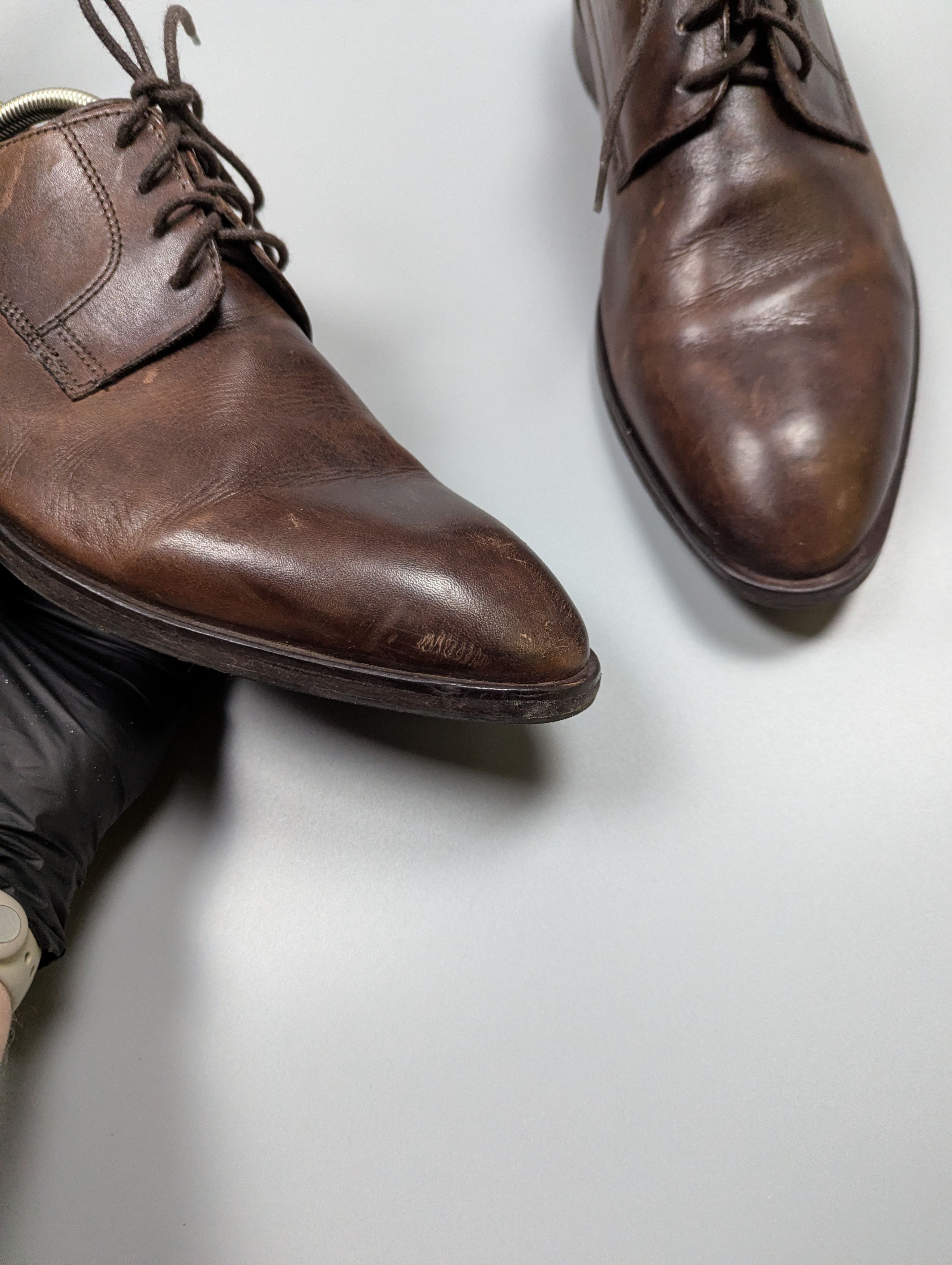Mercedes-Benz Rare Vintage Mercedes-Benz Oxford Dress Shoes EU 43 Size US 9.5 / EU 42-43 - 6 Thumbnail