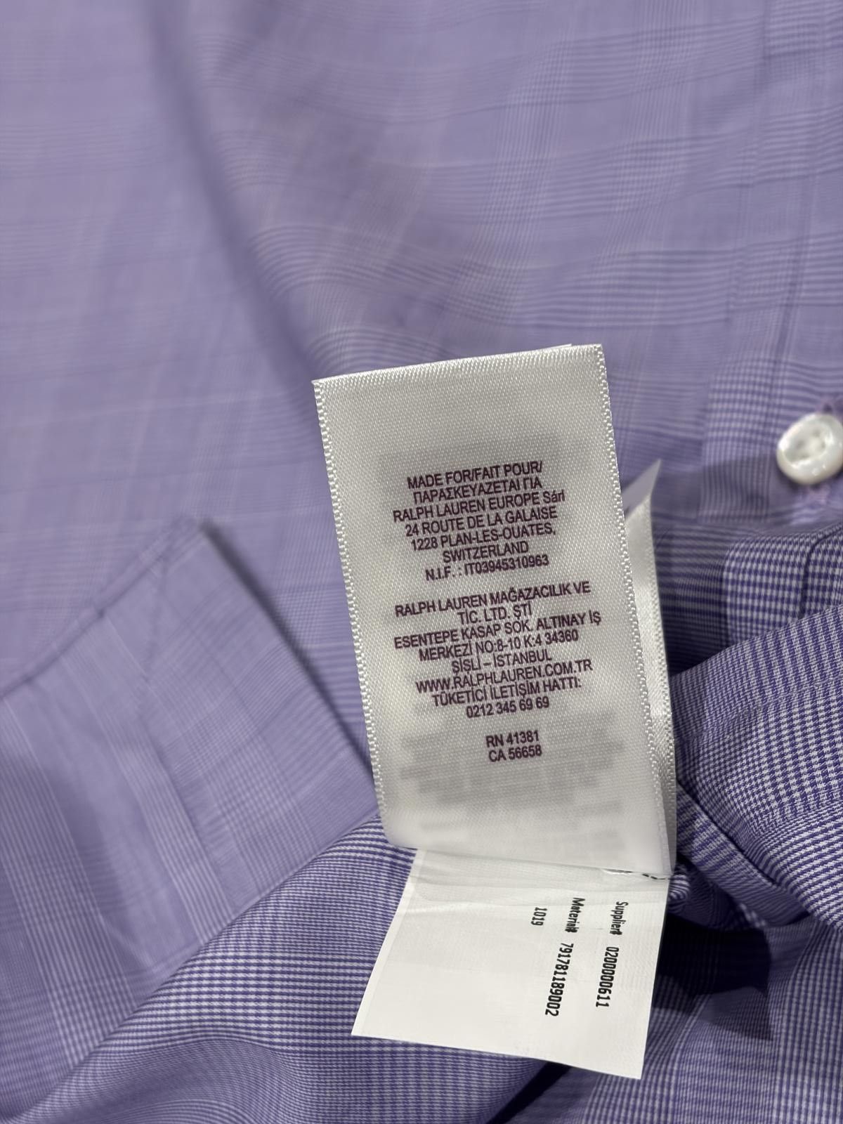 Ralph Lauren Purple Label Ralph Lauren Purple Label Dress Shirt – Lavender Check Size US L / EU 52-54 / 3 - 10 Thumbnail