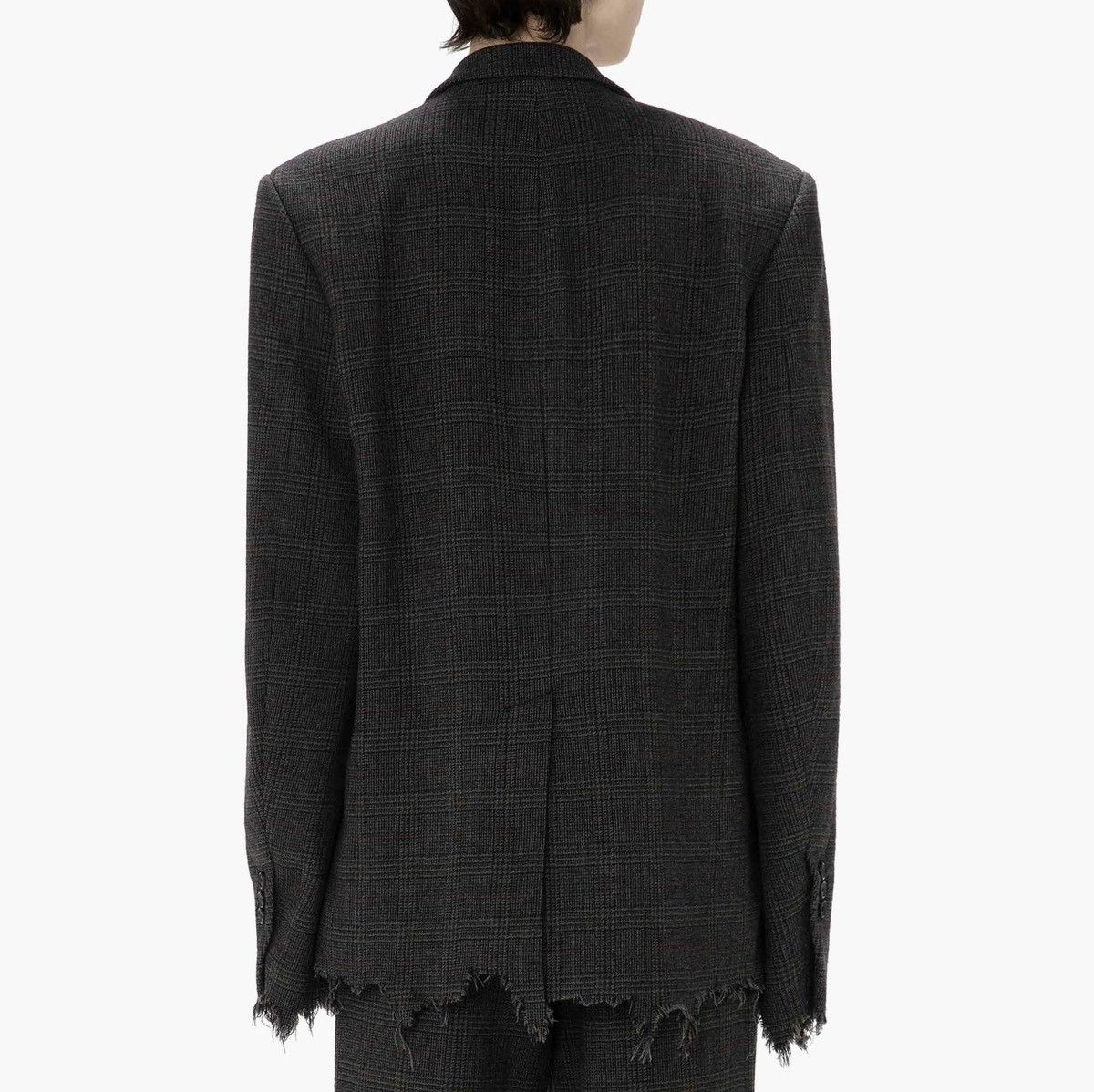 JW Anderson NEW L Distressed Wool Frayed Edging Raw Hem Blazer Jacket Size US L / EU 52-54 / 3 - 3 Thumbnail