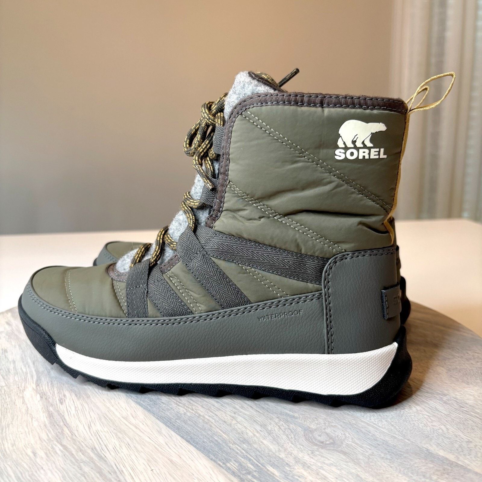 SOREL NWT Sorel Whitney II Waterproof Women's Green Boots Size 6.5 Size US 6.5 / IT 36.5 - 5 Thumbnail