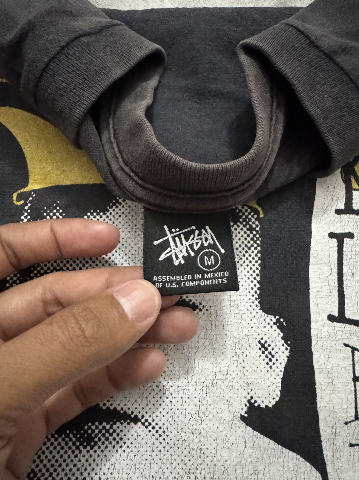 Stussy VINTAGE 00’S STUSSY WORLD TRIBE KIDS CROWN LONGSLEEVE SHIRT Size US M / EU 48-50 / 2 - 5 Thumbnail