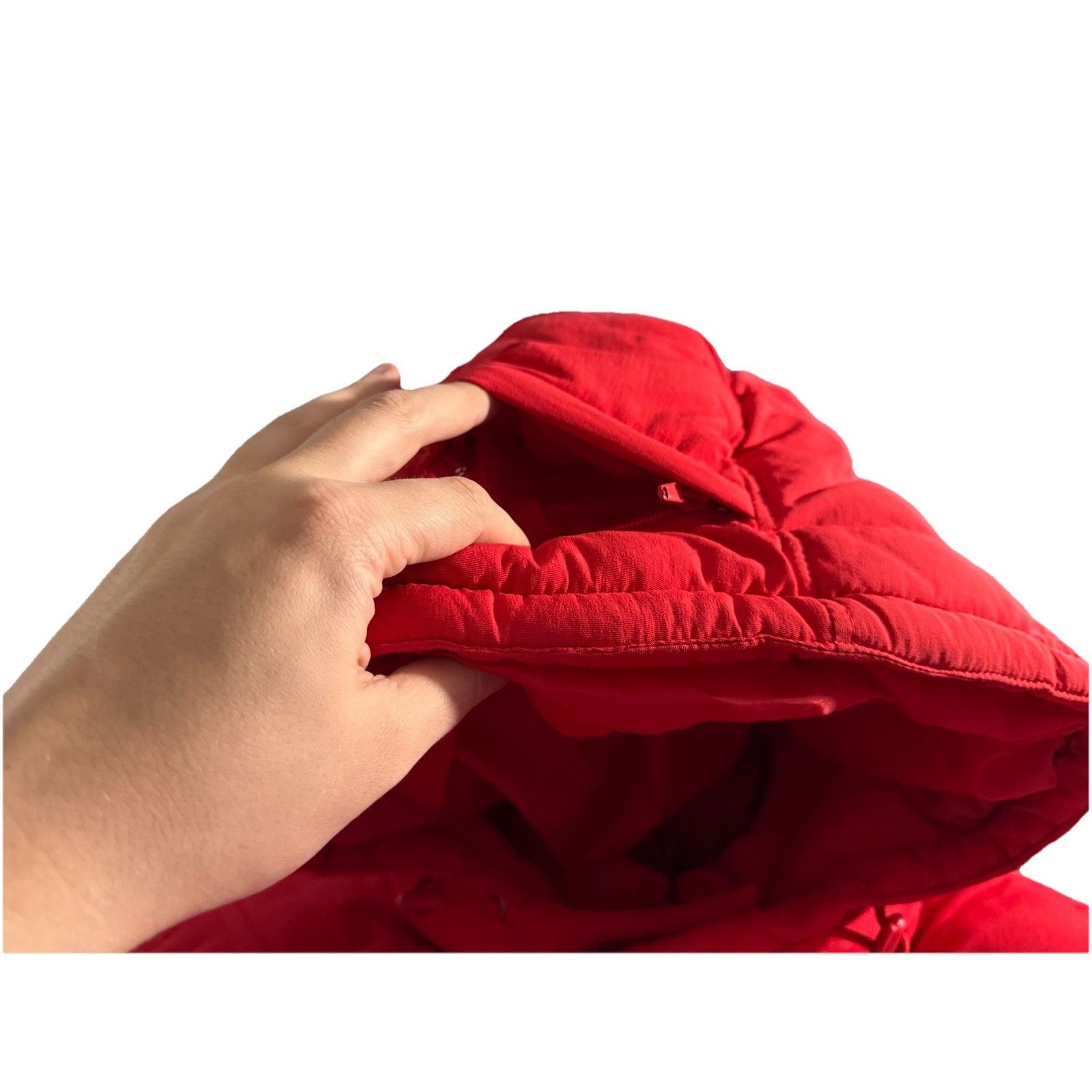 Other Nōiz Unlimited Red Quilted Puffer Coat, Hood Stash Pocket Size US XXL / EU 58 / 5 - 15 Thumbnail