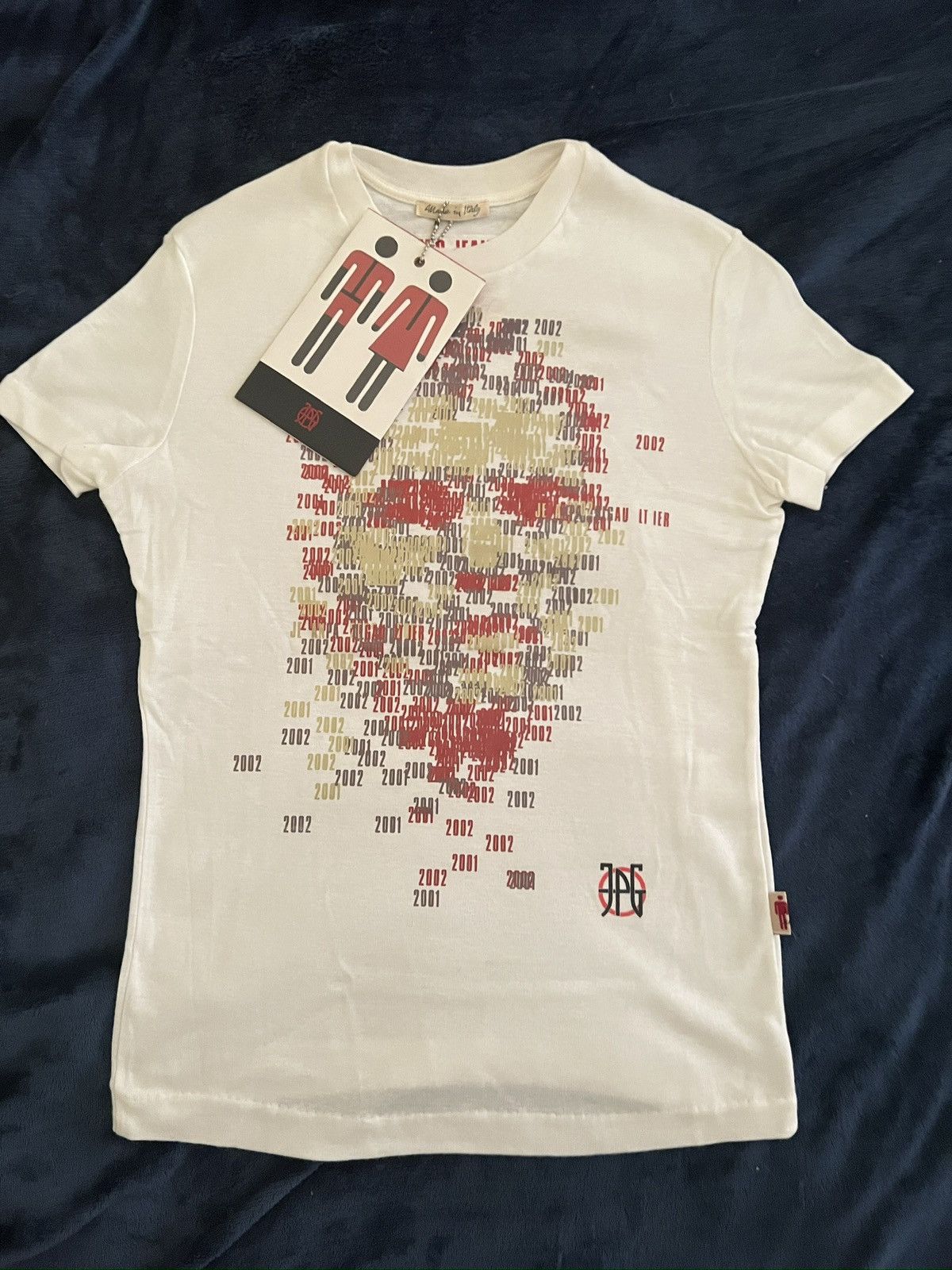 Jean Paul Gaultier Jean Paul Gaultier 01/02 -stretch cotton tee JPG face print Size US L / EU 52-54 / 3 - 17 Thumbnail