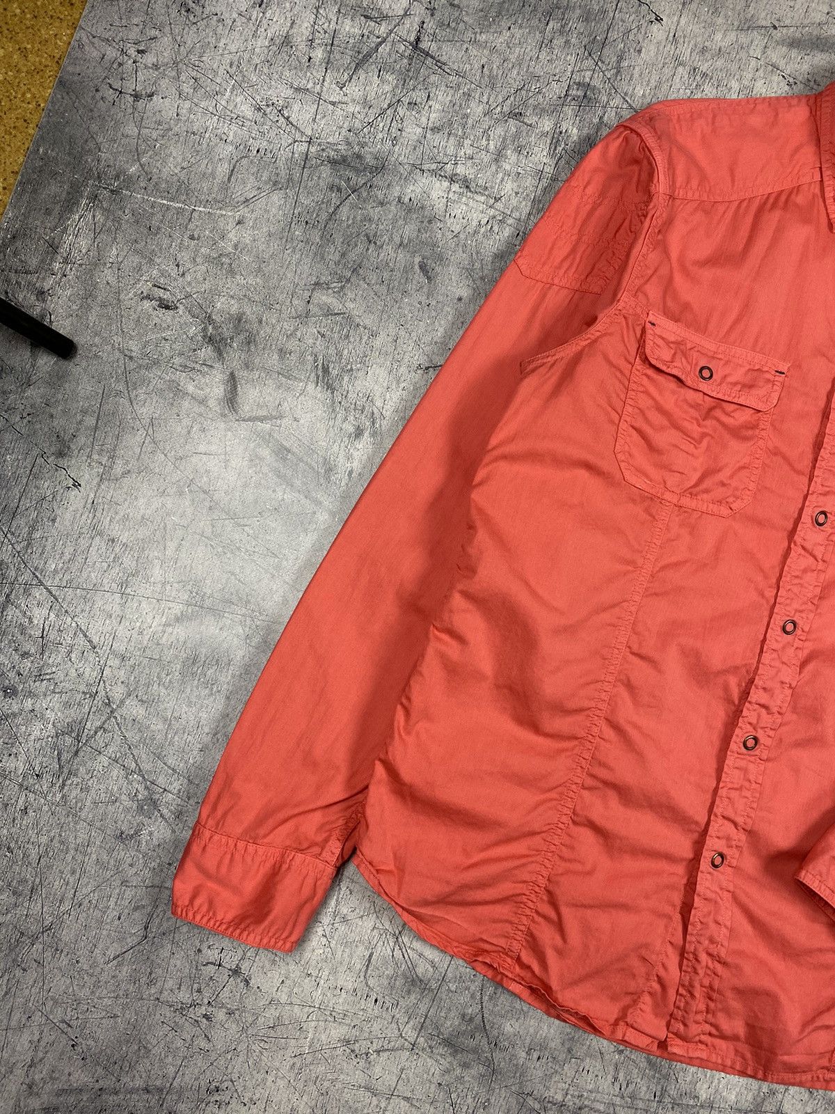 Armani Exchange × Designer Armani Exchange Designer Overshot Button Up Shirt Size US L / EU 52-54 / 3 - 3 Thumbnail
