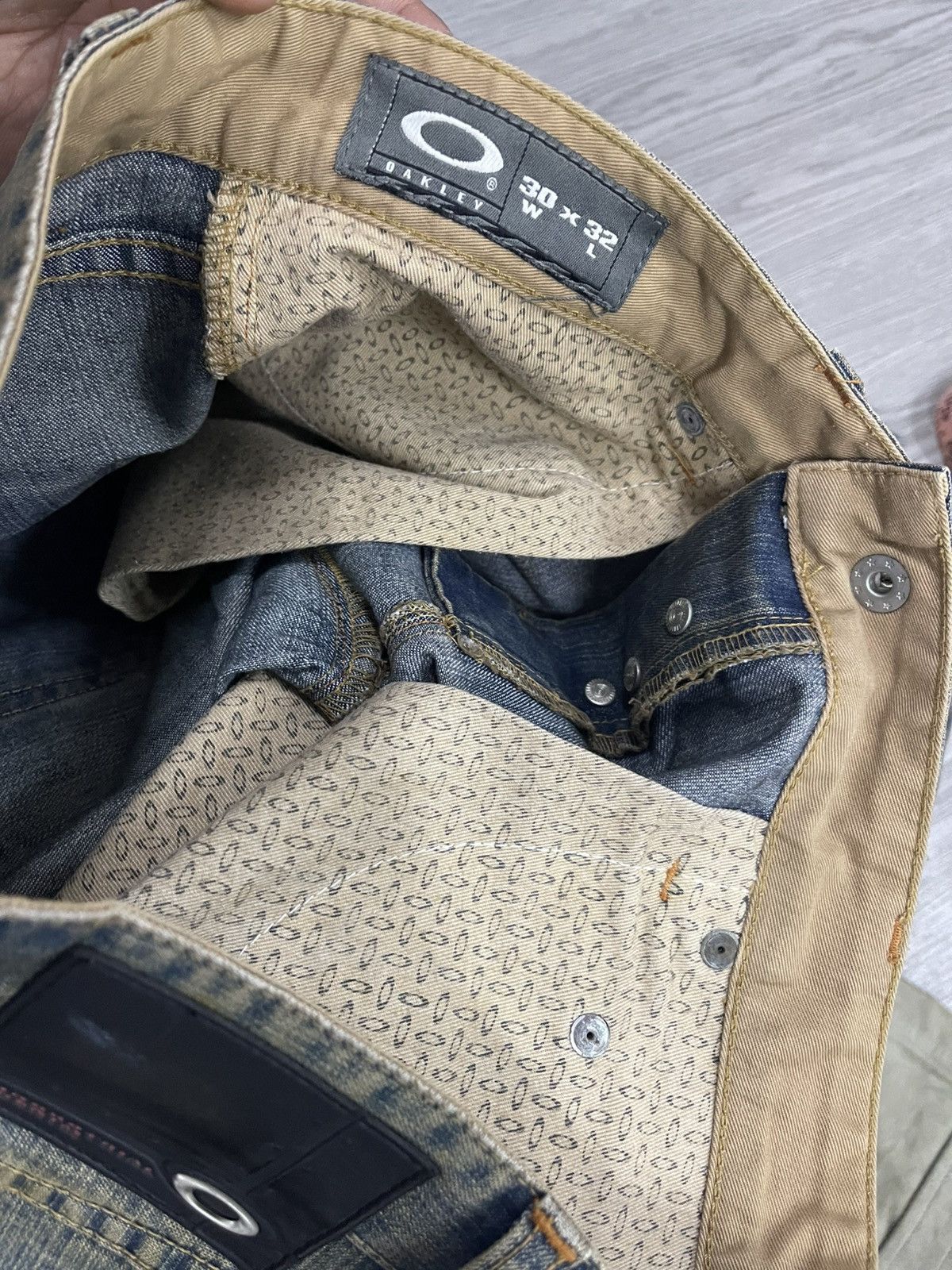 Oakley × Vintage Unisex Oakley Flare Jeans Size US 30 / EU 46 - 11 Thumbnail