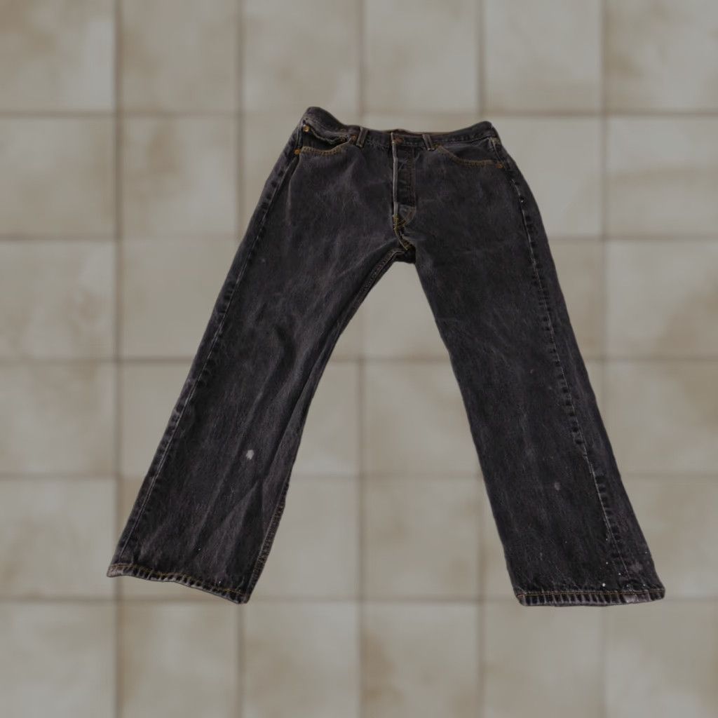 Levi's VINTAGE Levis 501XX Jeans Mens 35x30 black straight classic Size US 38 / EU 54 - 1 Thumbnail