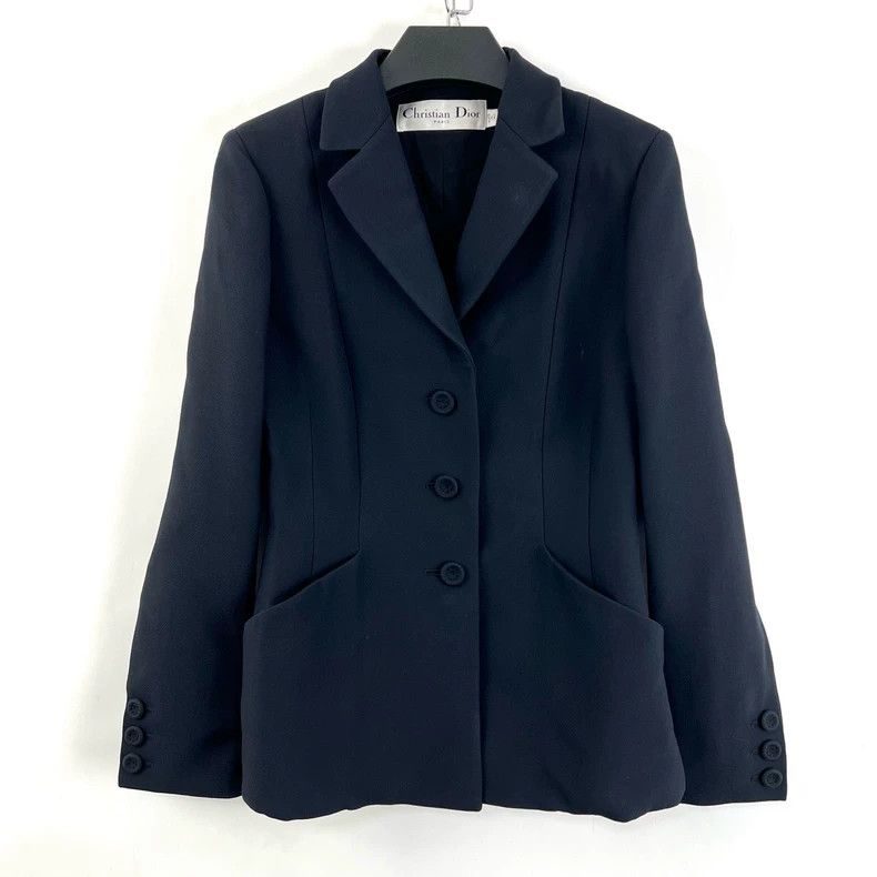 Dior Dior Black single-breasted BarJacket 2505-Nextarrow Size XXS / US 00 / IT 34 - 1 Thumbnail