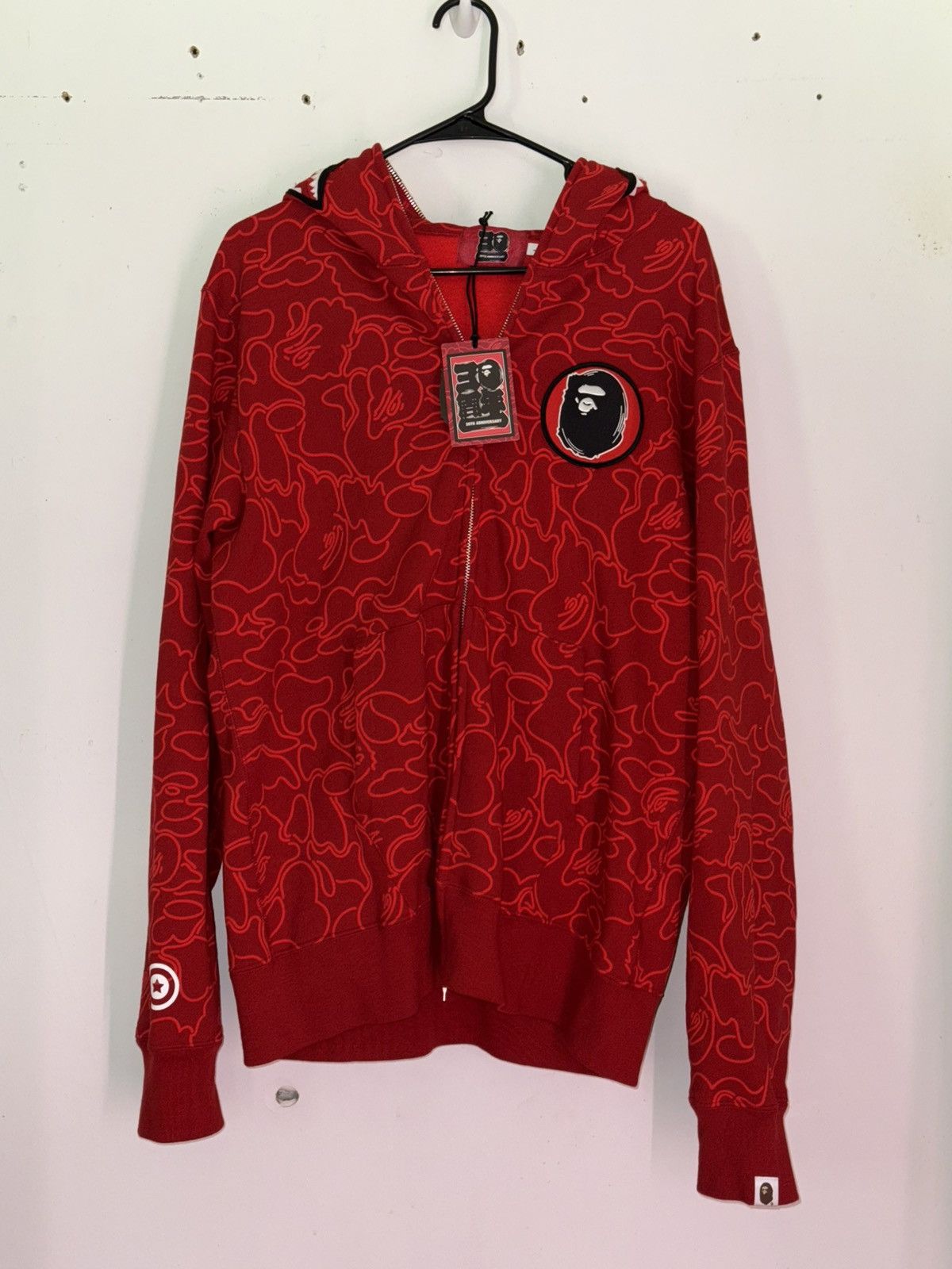 Bape BAPE 20TH ANNIVERSARY FULL ZIP HOODIE Size US L / EU 52-54 / 3 - 1 Thumbnail