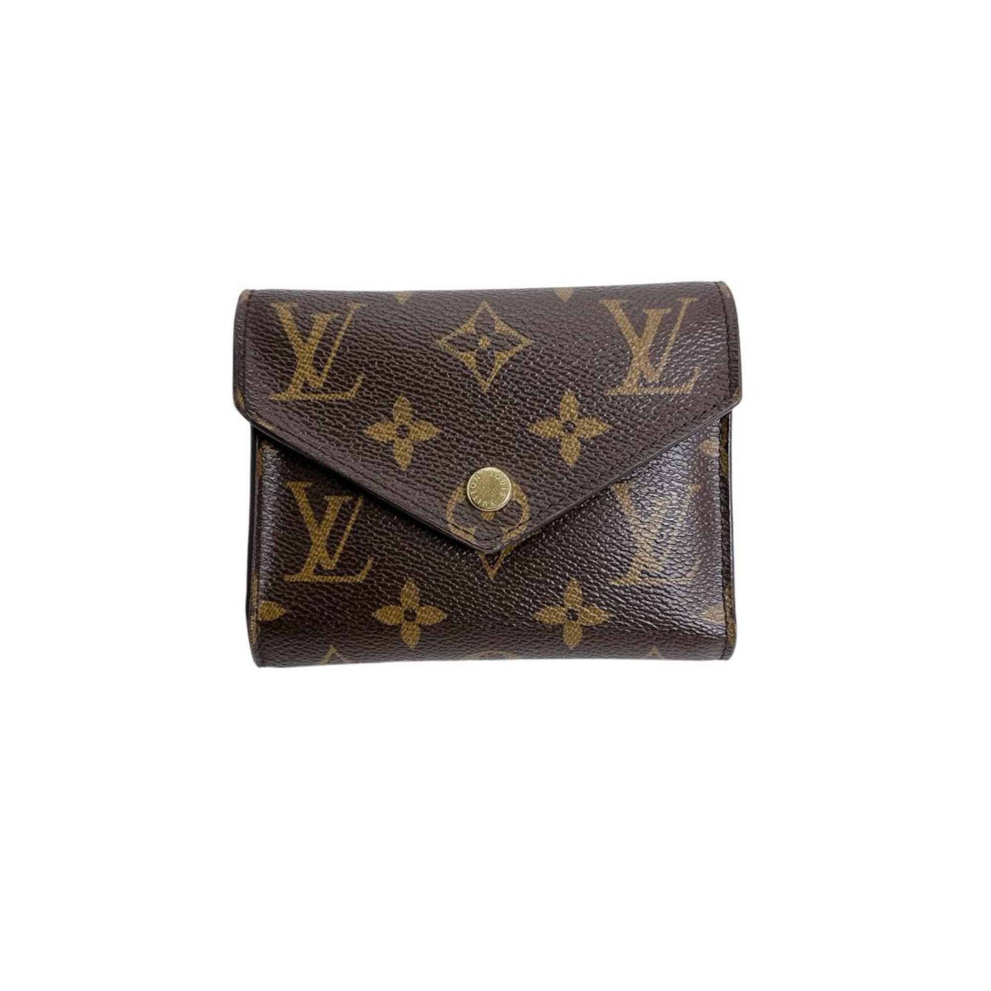 Louis Vuitton Louis Vuitton Monogram Victorine Tri-fold Wallet in Canvas, M62472, Brown Size ONE SIZE - 1 Thumbnail