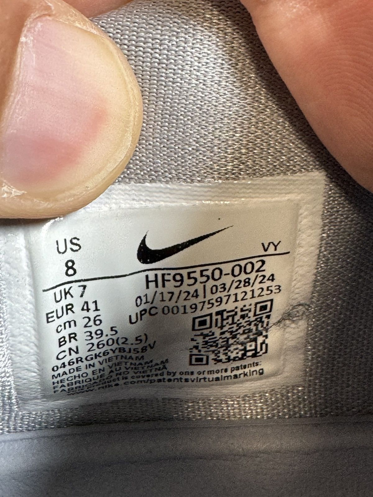 Nike Nike Kobe 8 Protro Men's Sneakers Wolf Grey Men's Size 8 Size US 8 / EU 41 - 7 Thumbnail