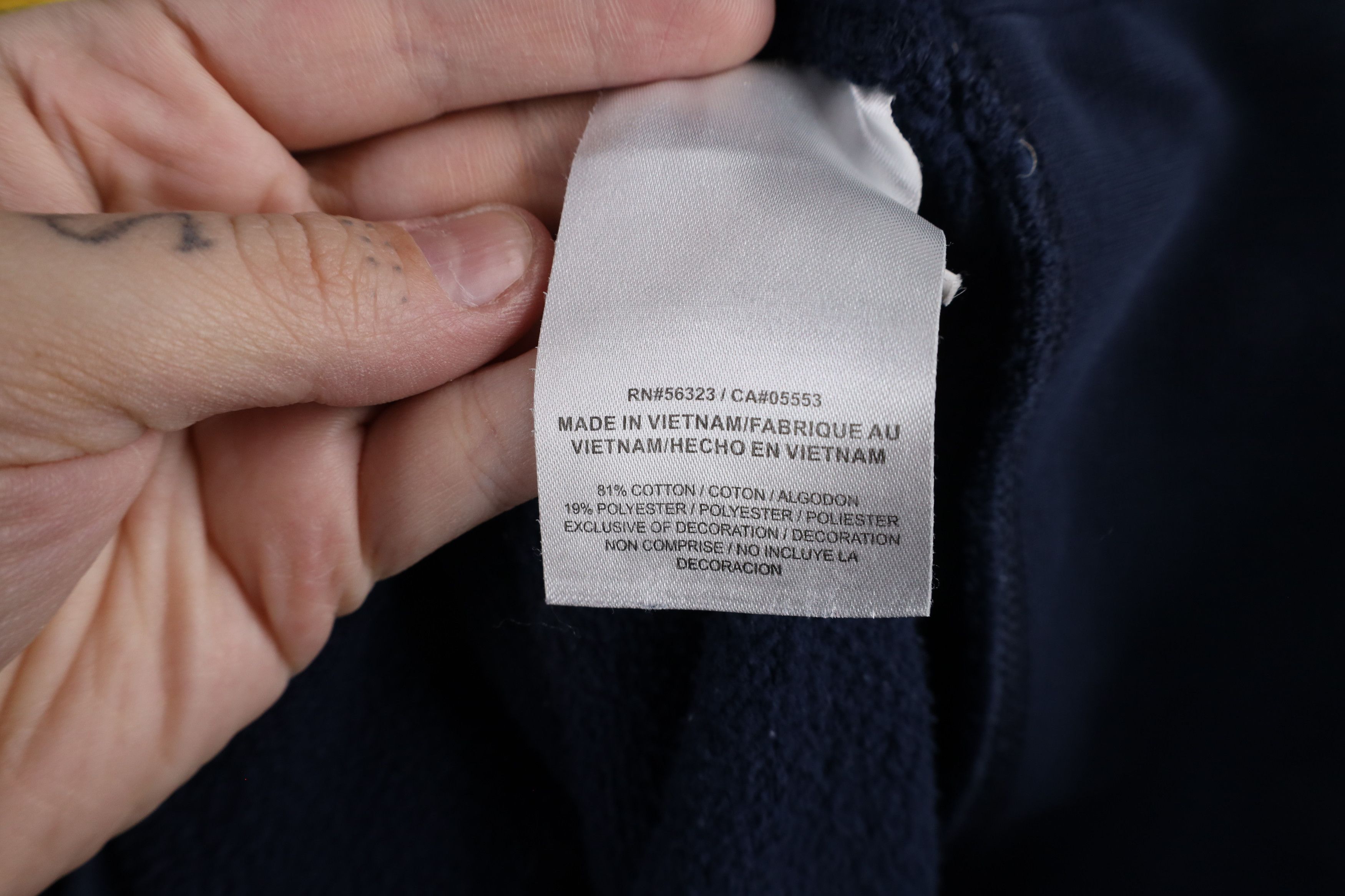 Nike × Vintage Vintage Nike Swoosh University Michigan Half Zip Sweatshirt Size US L / EU 52-54 / 3 - 11 Thumbnail