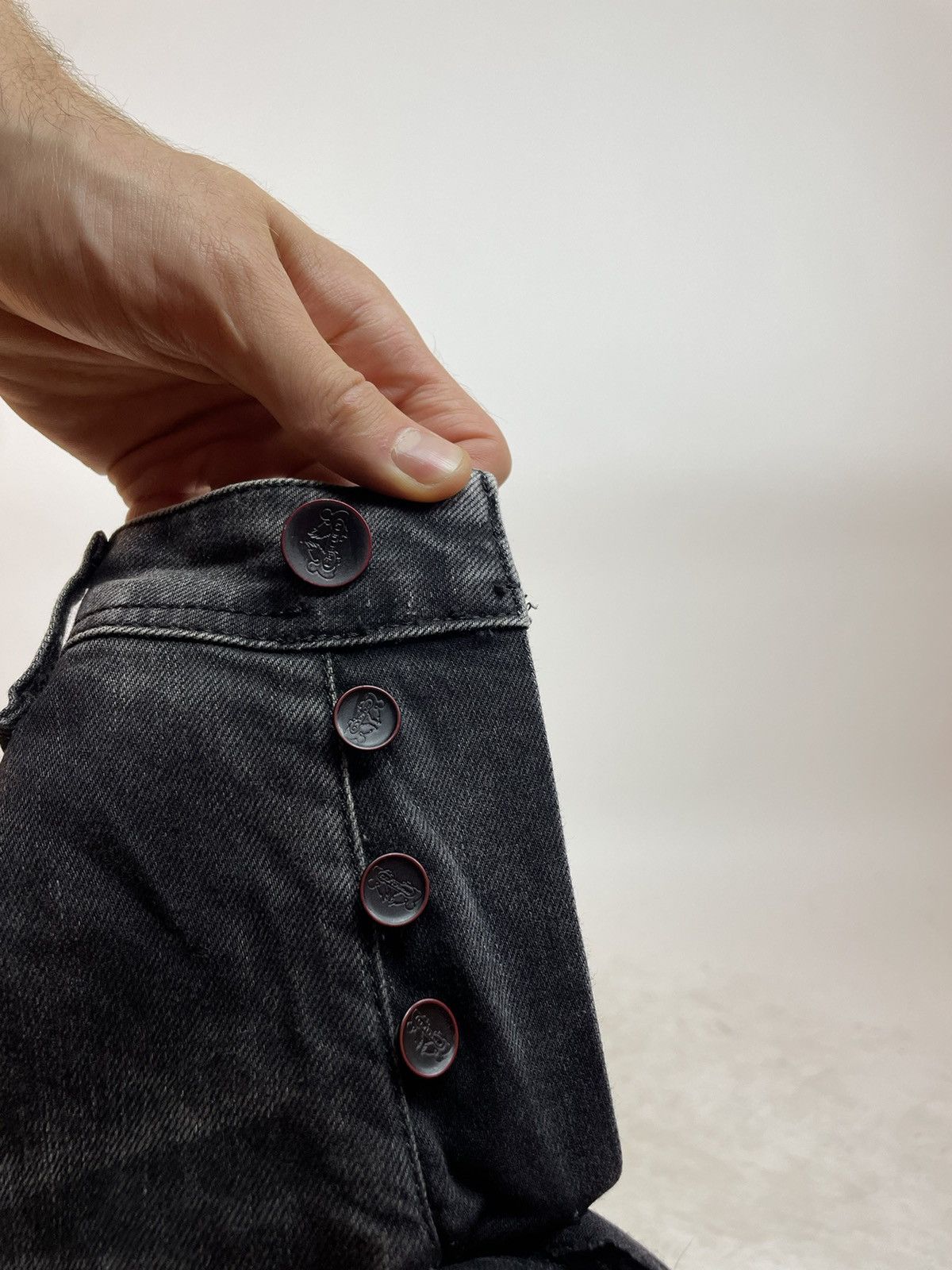 Other PASCUCCI Biker jeans skinny avantgarde drill Mens size 31x34 Size US 31 - 16 Thumbnail