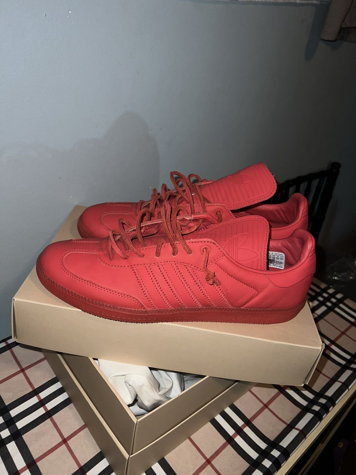 Adidas × Humanrace HumanRace x Adidas Samba Red Size US 11.5 / EU 44-45 - 3 Thumbnail