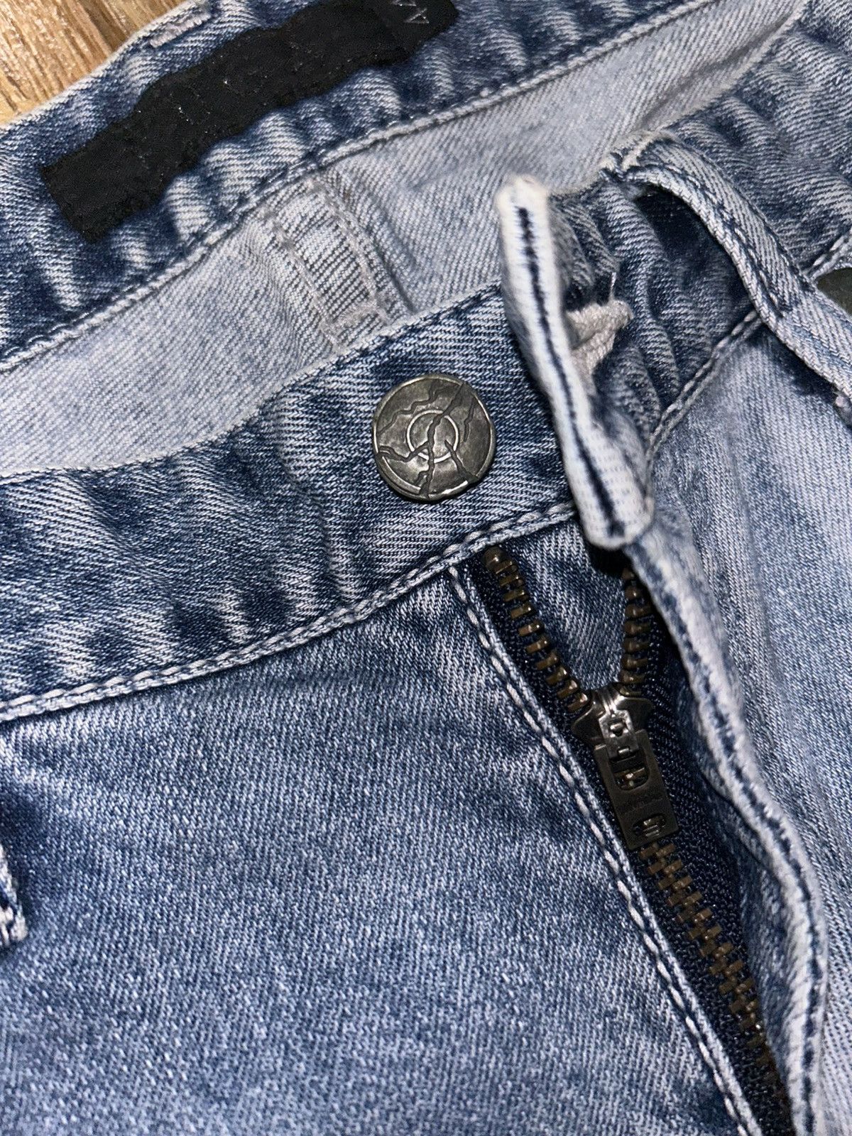 GOSTAR DE FUGA Gostar de Fuga Paneled Straight Denim Pants Size US 30 / EU 46 - 9 Thumbnail