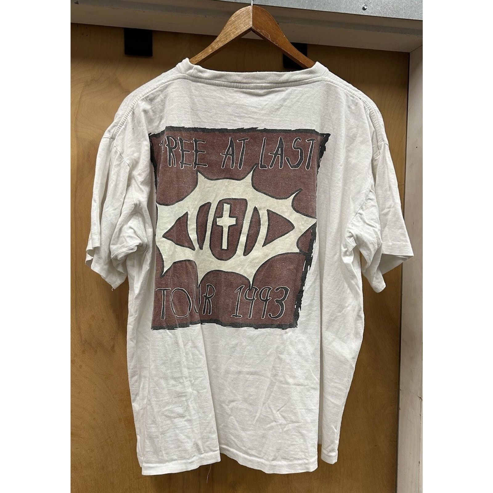 Vintage VTG 1993 DC Talk Free At Last Tour Shirt Size XL Rap Hip Hop Size US XL / EU 56 / 4 - 2 Thumbnail