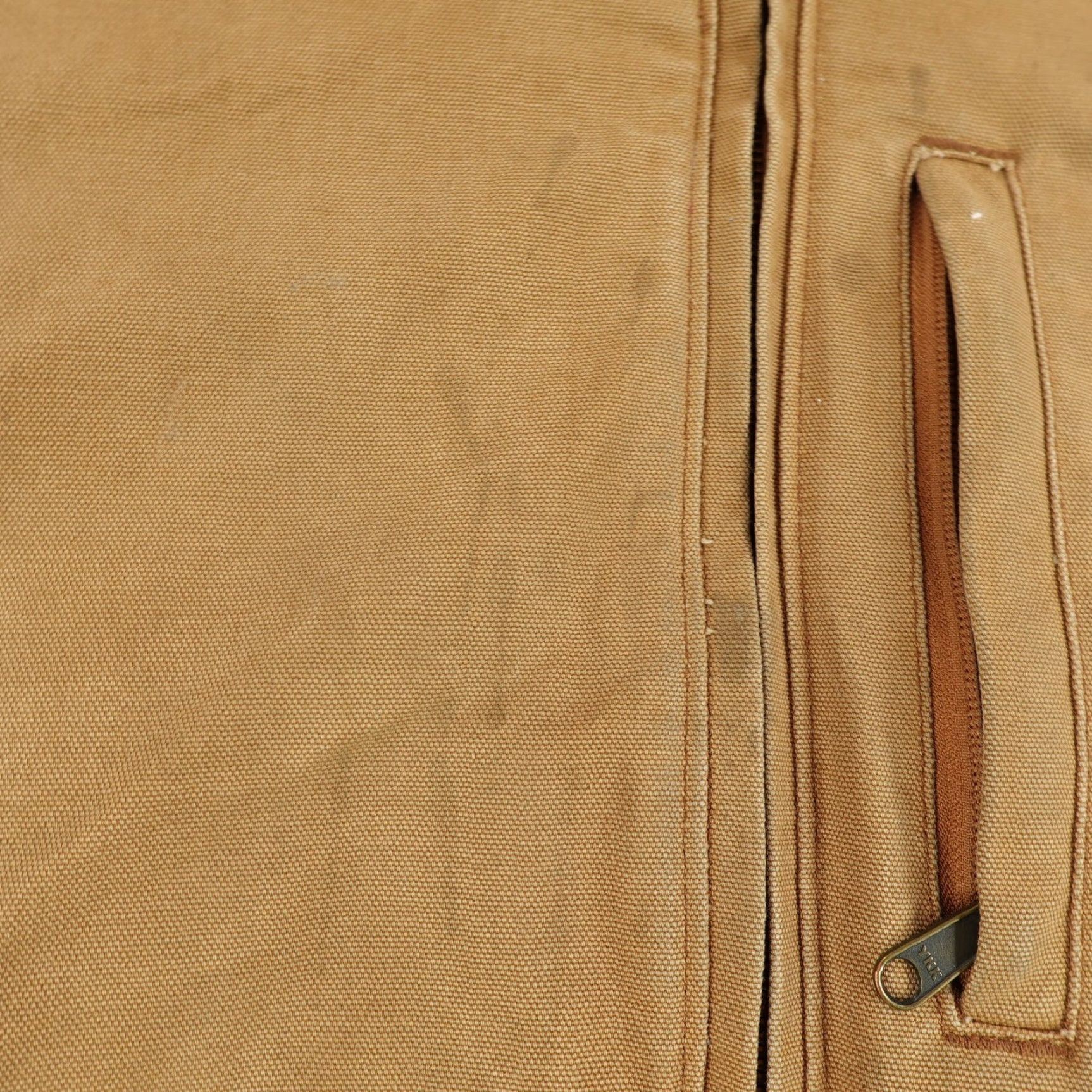 Carhartt Carhartt Jacket Men 3XL Brown Full Swing Canvas Duck Hooded Lined Zipper Pockets Regular Coat Size US XXL / EU 58 / 5 - 4 Thumbnail