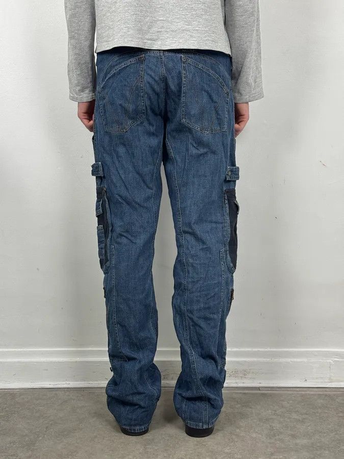 Dolce & Gabbana AW2004 Dolce & Gabbana Navy Denim Cargo Jeans Size US 34 / EU 50 - 4 Thumbnail