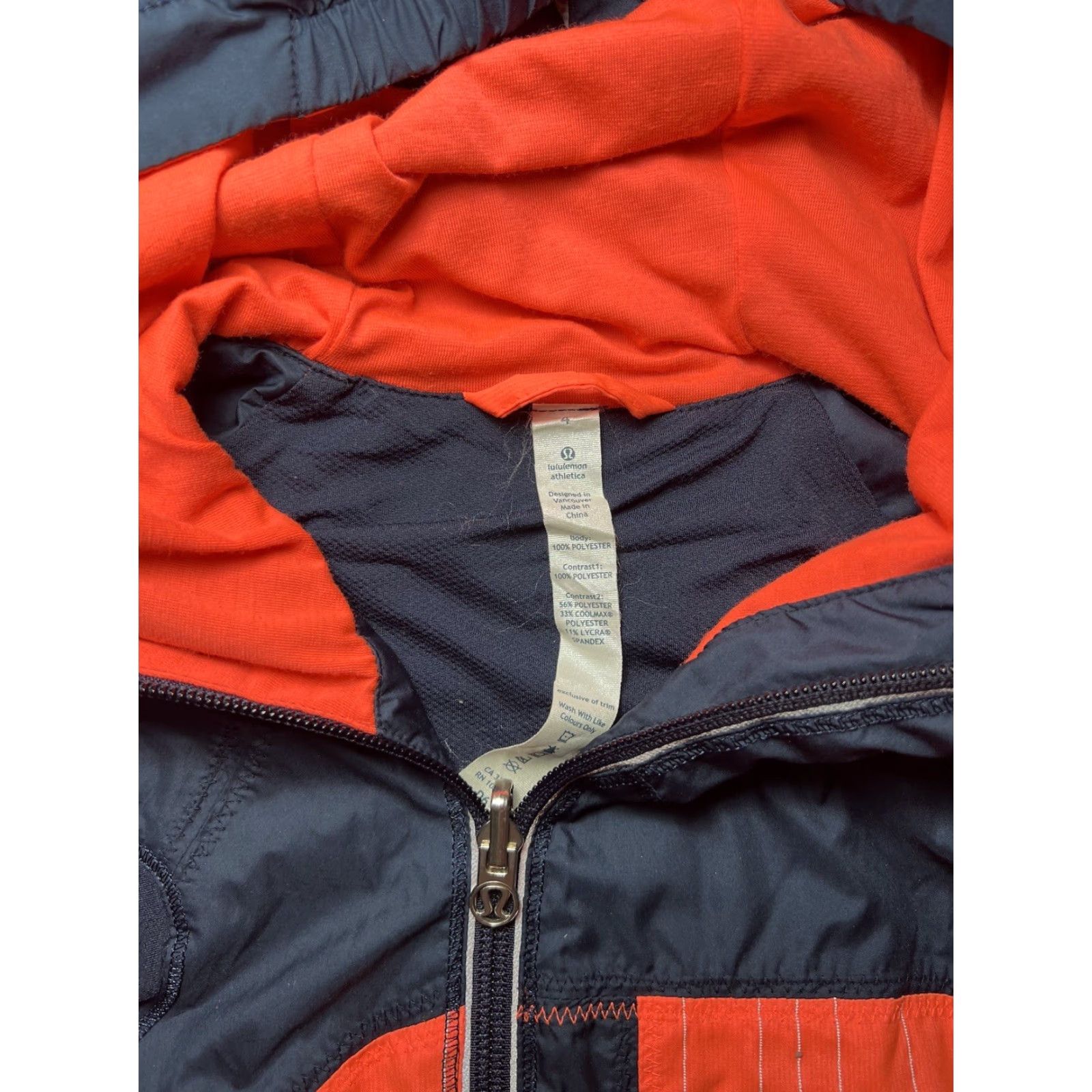 Lululemon LULULEMON Jacket Run Get Up And Glow Reflective 360 Hooded Neon Orange 4 Size S / US 4 / IT 40 - 6 Thumbnail