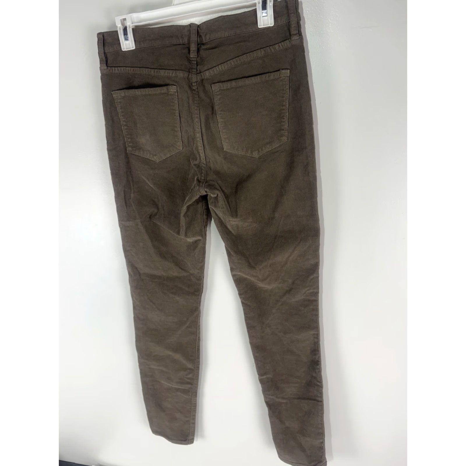 J.Crew J.Crew Pants Womens 30 Tall Brown Corduroy Skinny Chino Cotton Lyocell Spandex 90s Preppy City Womens Size 30" / US 8 / IT 44 - 4 Thumbnail