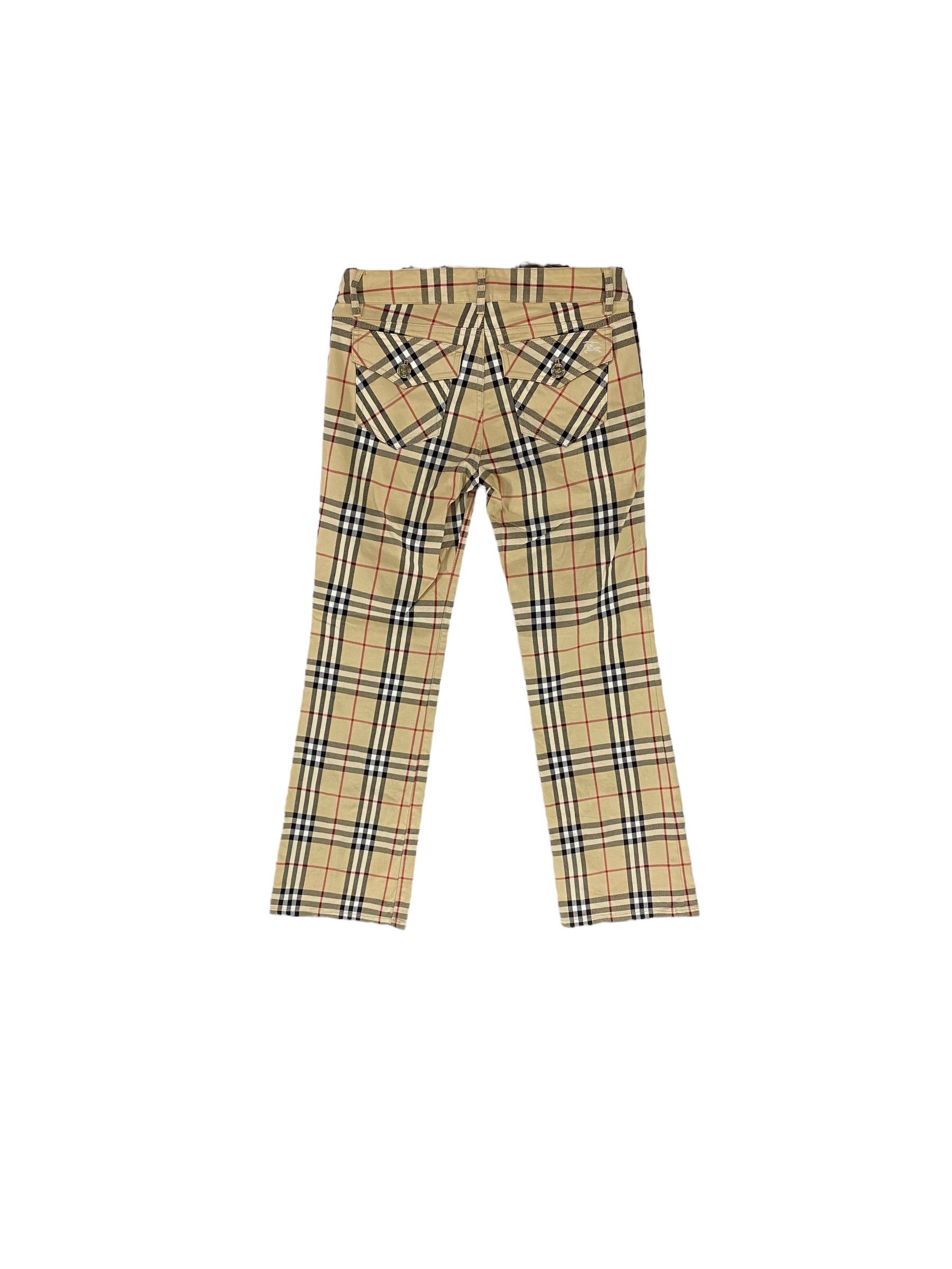 Burberry × Designer Burberry nova check plaid pant Size 28" / US 6 / IT 42 - 2 Thumbnail
