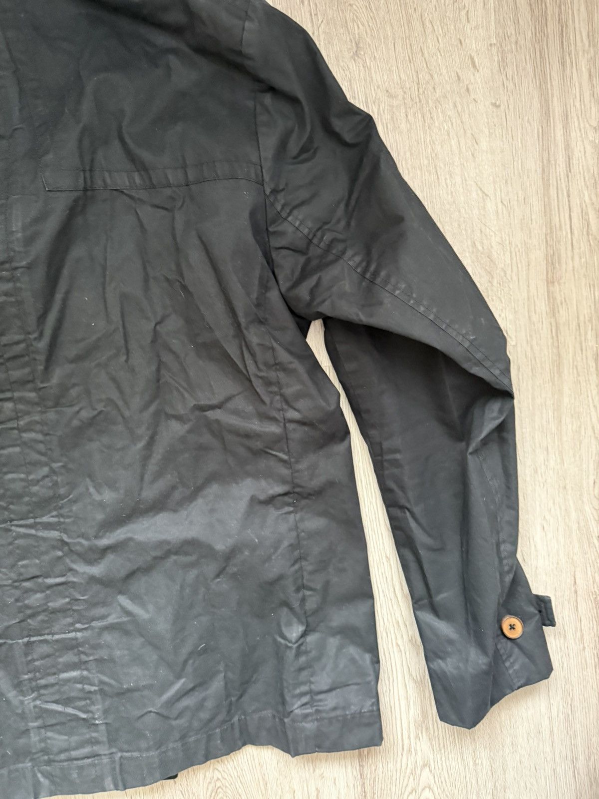 Allsaints AllSaints Valaste Duffle Coat – Black Cotton Hooded Jacket Size US XL / EU 56 / 4 - 14 Thumbnail