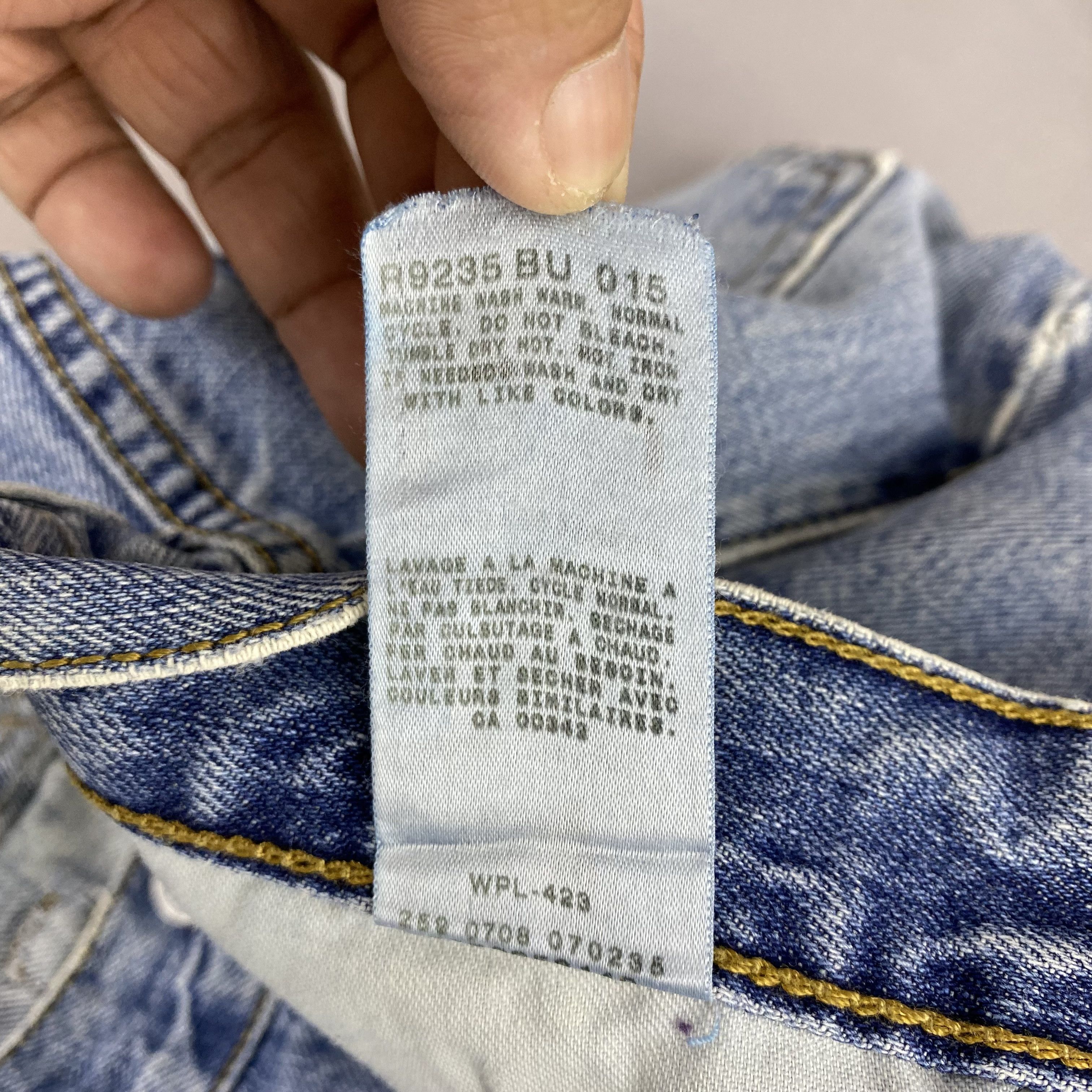Levi's Vintage Distressed Light Wash Levis Jeans Denim BS47155 Size 28" / US 6 / IT 42 - 7 Thumbnail