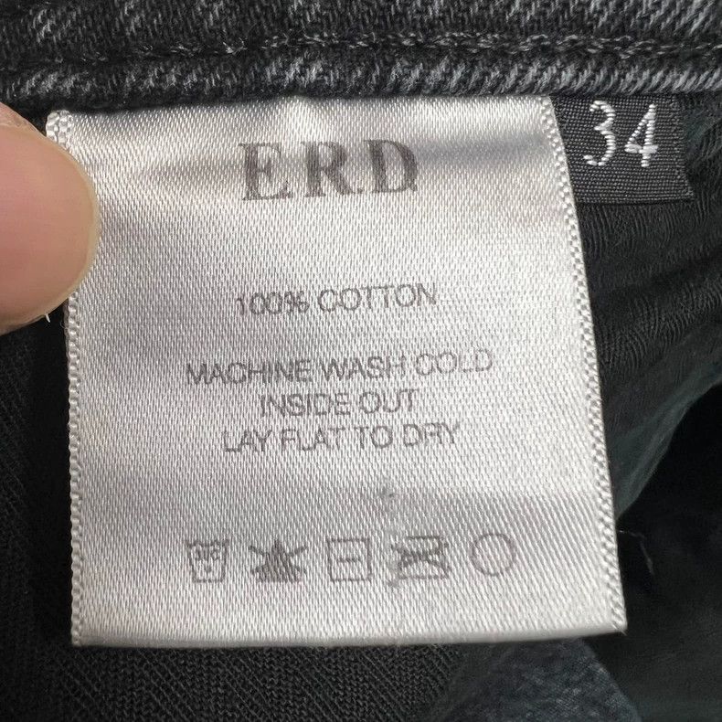 Enfants Riches Deprimes Enfants Riches deprimes Burn and destroy black and grey jea Size US 34 / EU 50 - 4 Thumbnail