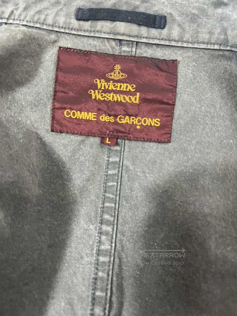 Vivienne Westwood Vivienne Westwood Gray Denim Blazer Jacket Size L / US 10 / IT 46 - 4 Thumbnail