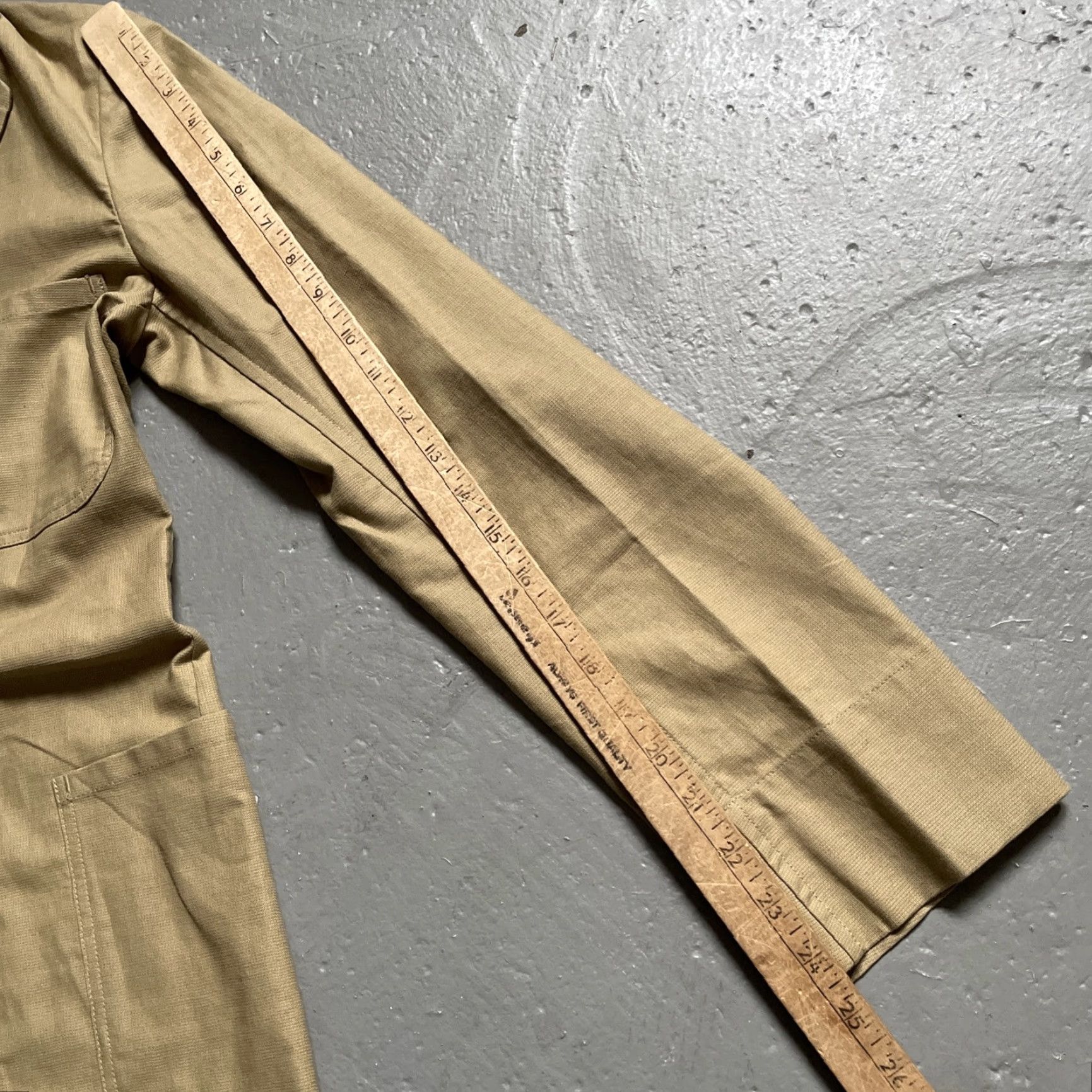 ANATOMICA Anatomica Paris Cotton Sports Blazer Coat Unisex Adults Beige 48 Japan Size Regular Vintageヘルーム Size 48R - 7 Thumbnail