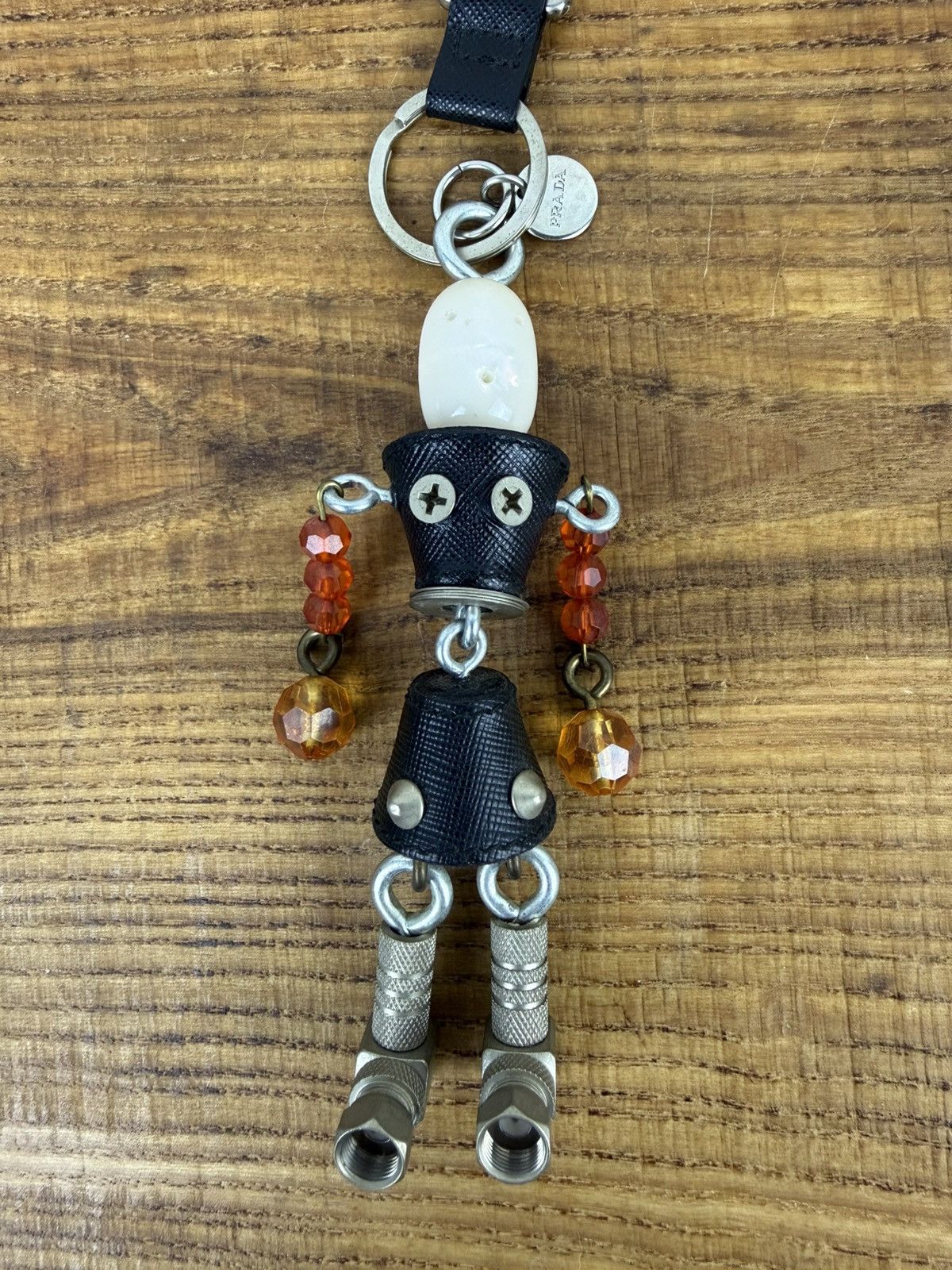 Prada Prada Robot Bag Charm Keychain Key Holder Vintage Size ONE SIZE - 1 Thumbnail