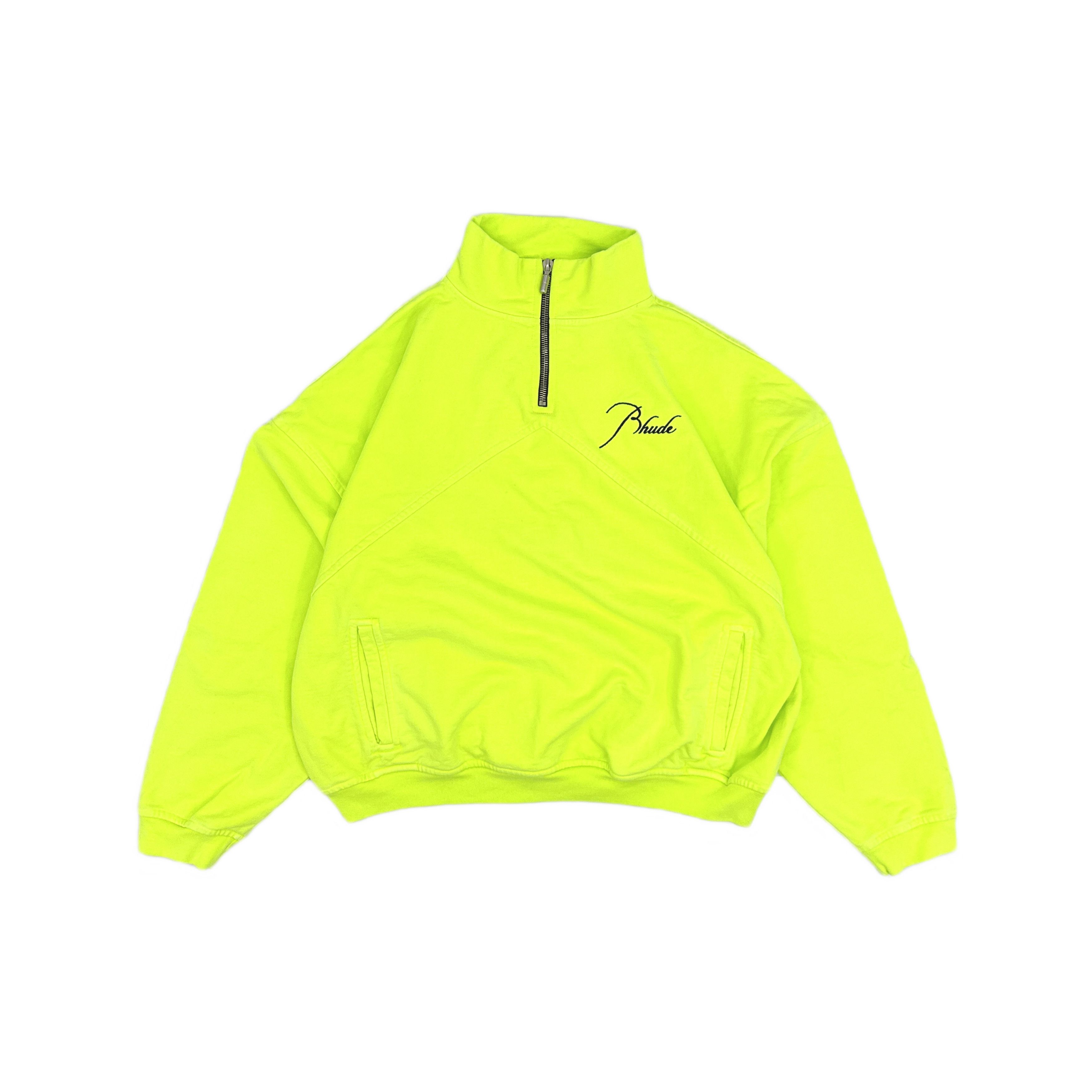 Rhude RHUDE Neon Logo Zip Sweatshirt Size L Size US L / EU 52-54 / 3 - 1 Thumbnail