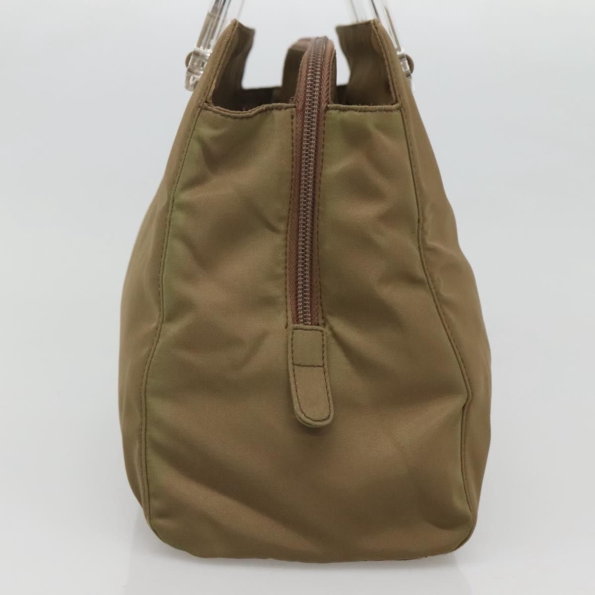 Prada PRADA Hand Bag Nylon Khaki Silver Size ONE SIZE - 5 Thumbnail