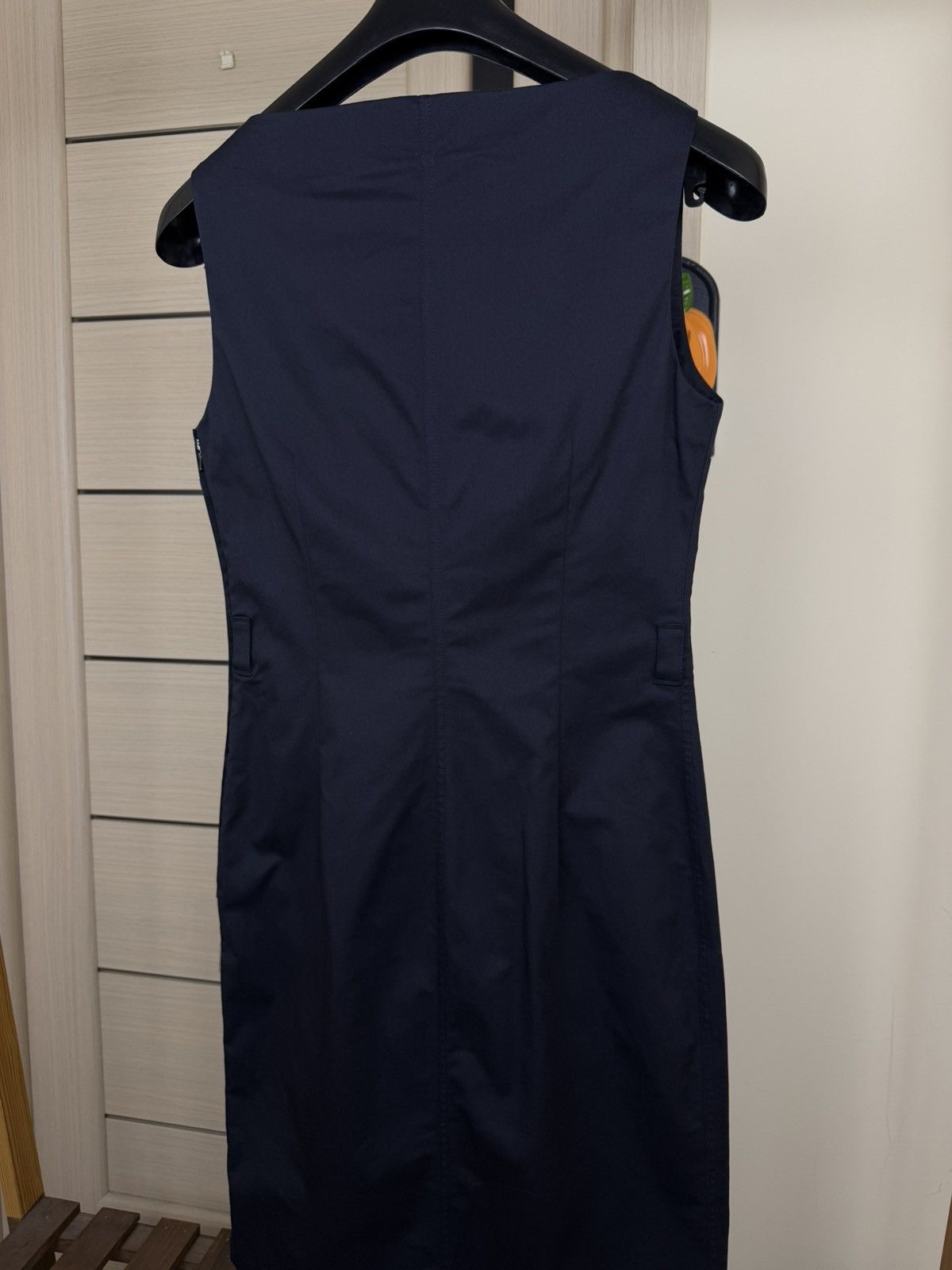 Prada Vintage Prada black Sleeveless Sheath Midi Dress Size 46 Size L / US 10 / IT 46 - 10 Thumbnail