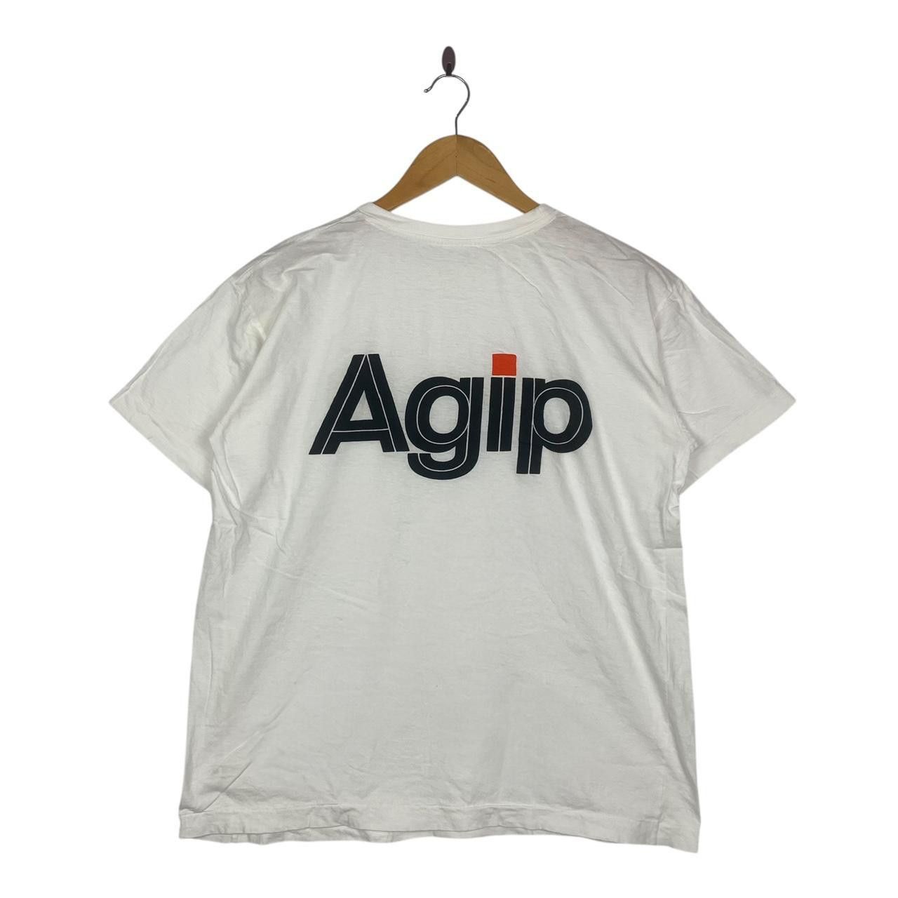 Vintage Vintage 90’ AGIP AUTOMOTIVE GASOLINE Racing Team Tee Shirt Size US L / EU 52-54 / 3 - 1 Thumbnail