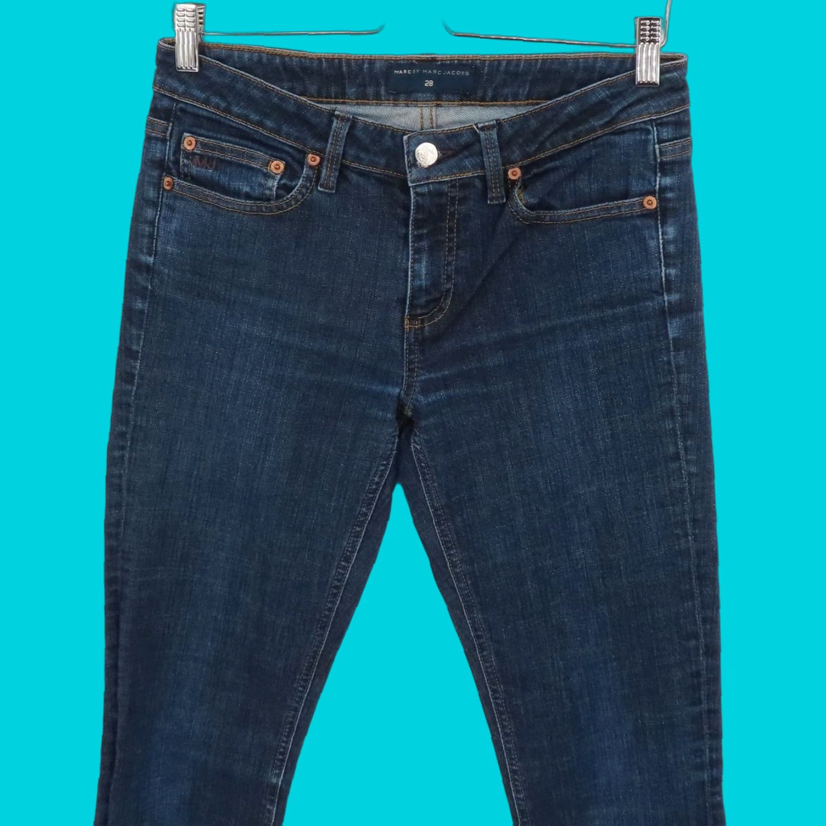 Marc by Marc Jacobs Marc by Marc Jacobs Women Jeans 28 Chrissie 003 Low Rise Skinny Leg Blue Denim Size 28" / US 6 / IT 42 - 1 Thumbnail
