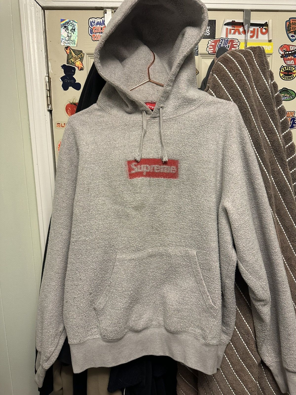 Supreme JA one xtc graffiti hoodie grey | Grailed
