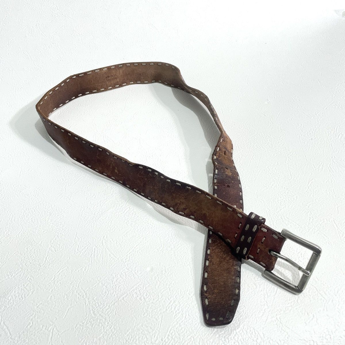 If Six Was Nine Y2k Vintage leather belt kapital style Size ONE SIZE - 2 Thumbnail