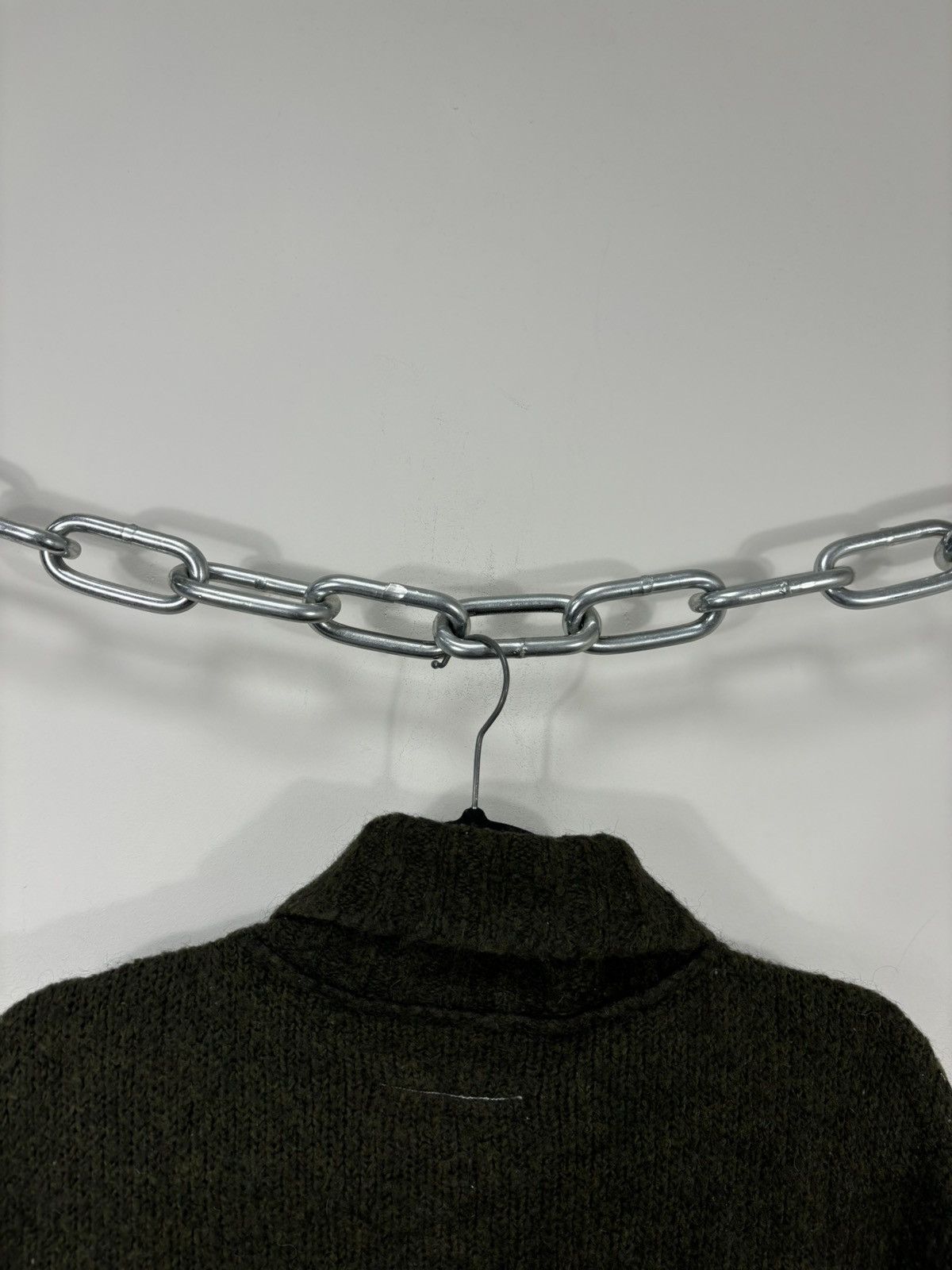 Maison Margiela Maison Margiela MM6 Khaki Green Mohair Turtleneck Sweater Size M / US 6-8 / IT 42-44 - 12 Thumbnail