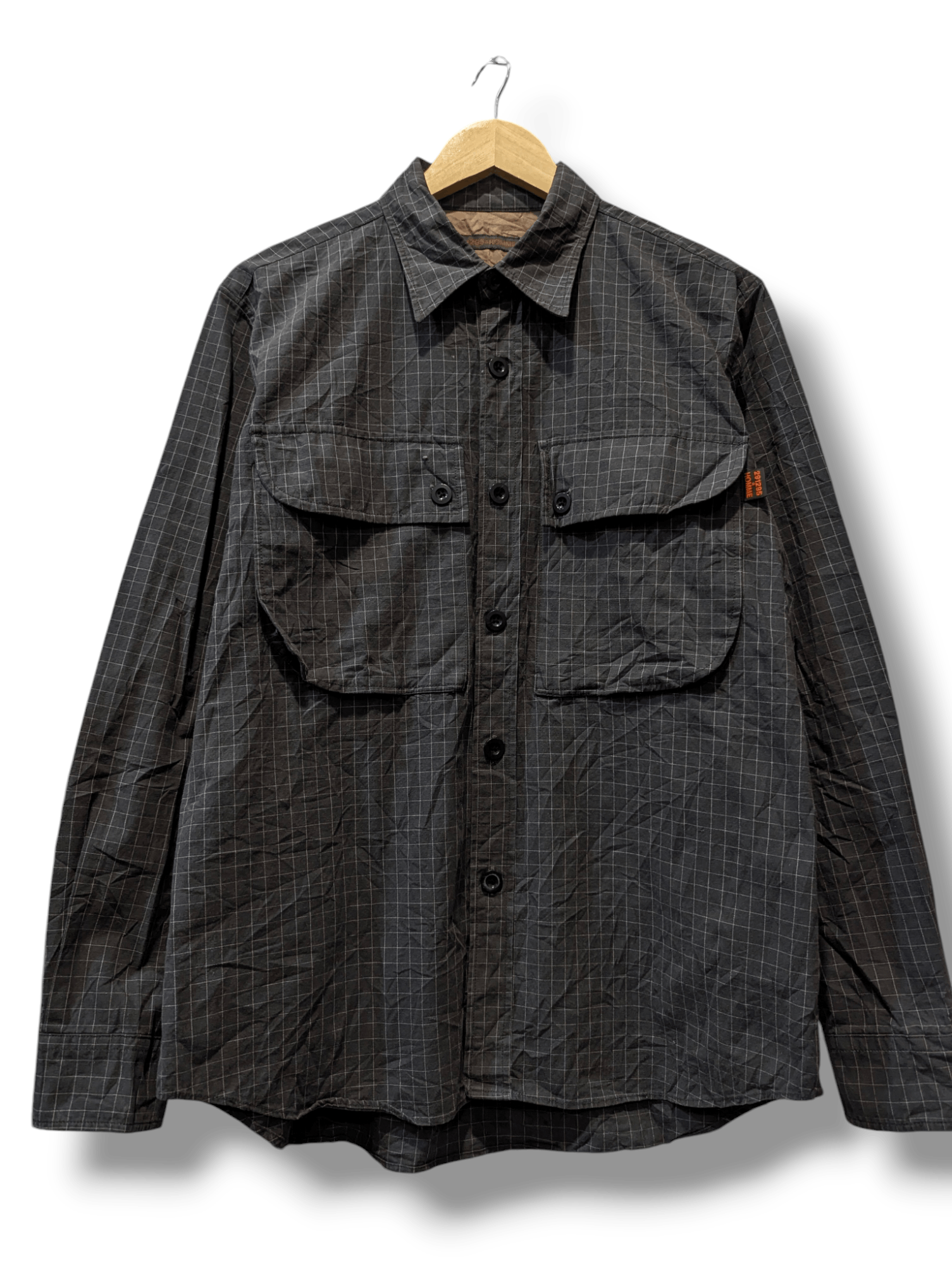 If Six Was Nine × Japanese Brand × Le Grande Bleu (L.G.B.) 291295 = HOMME Big Pocket Work Shirt Size US L / EU 52-54 / 3 - 1 Thumbnail